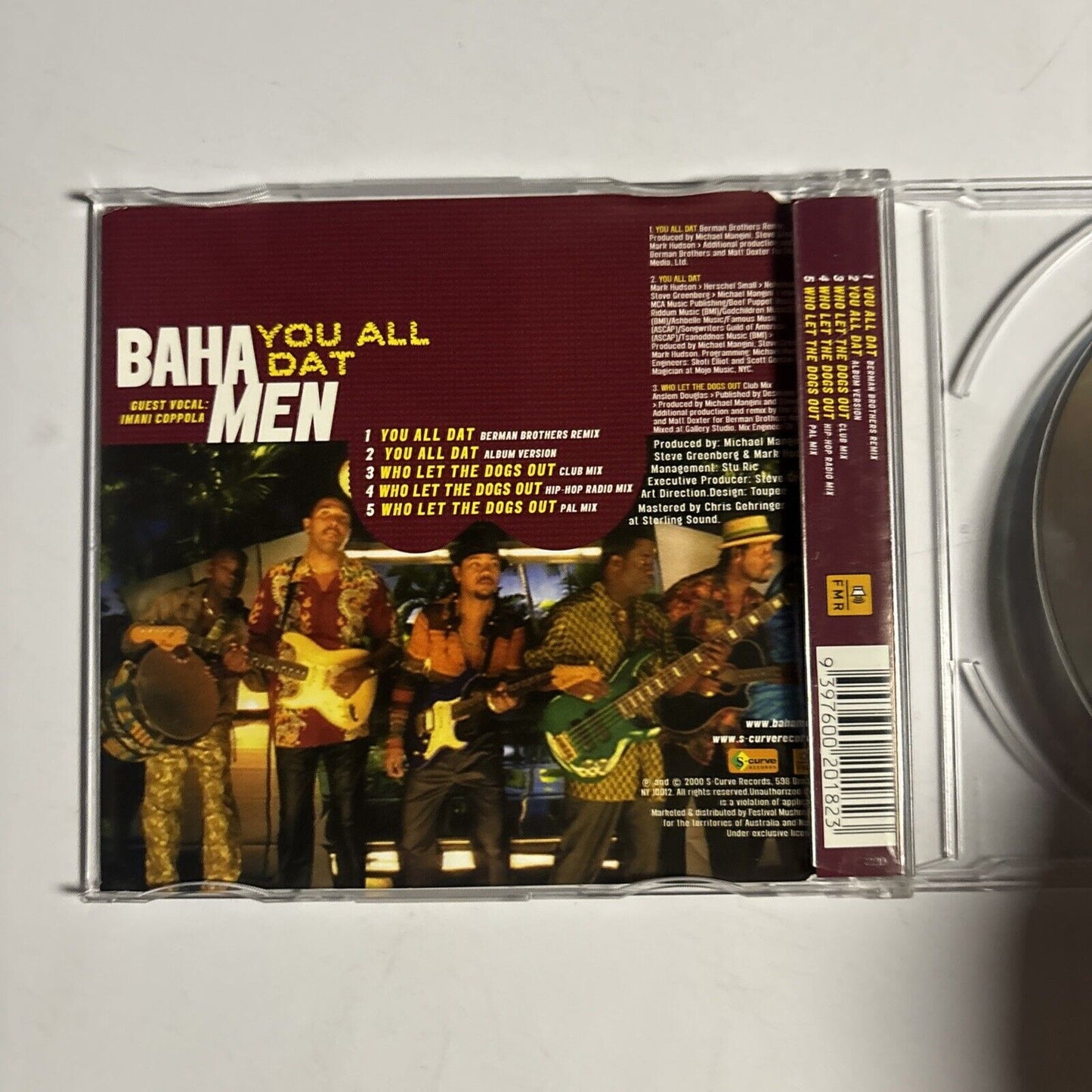 Baha Men – You All Dat (CD, 2000) 20182