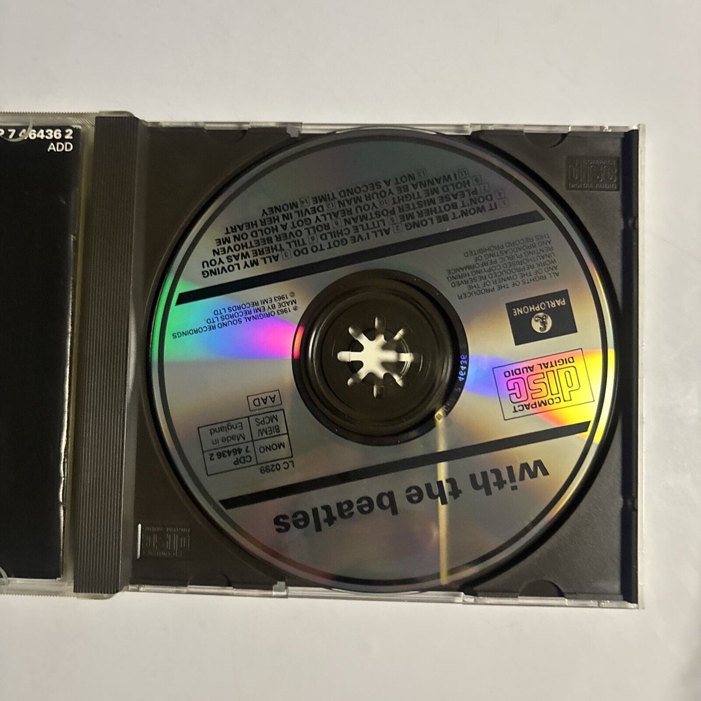 The Beatles – With The Beatles (CD, 1963) CDP 7 46436 2