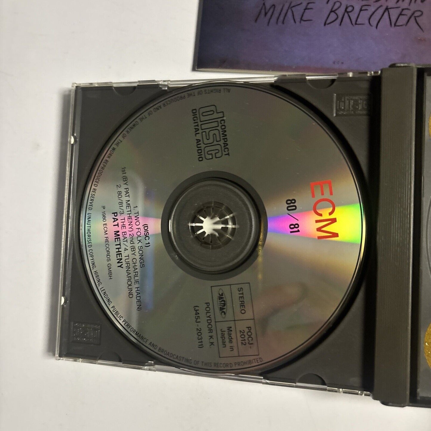 Pat Metheny, Charlie Haden, Jack DeJohnette – 80/81 (CD, 1991)