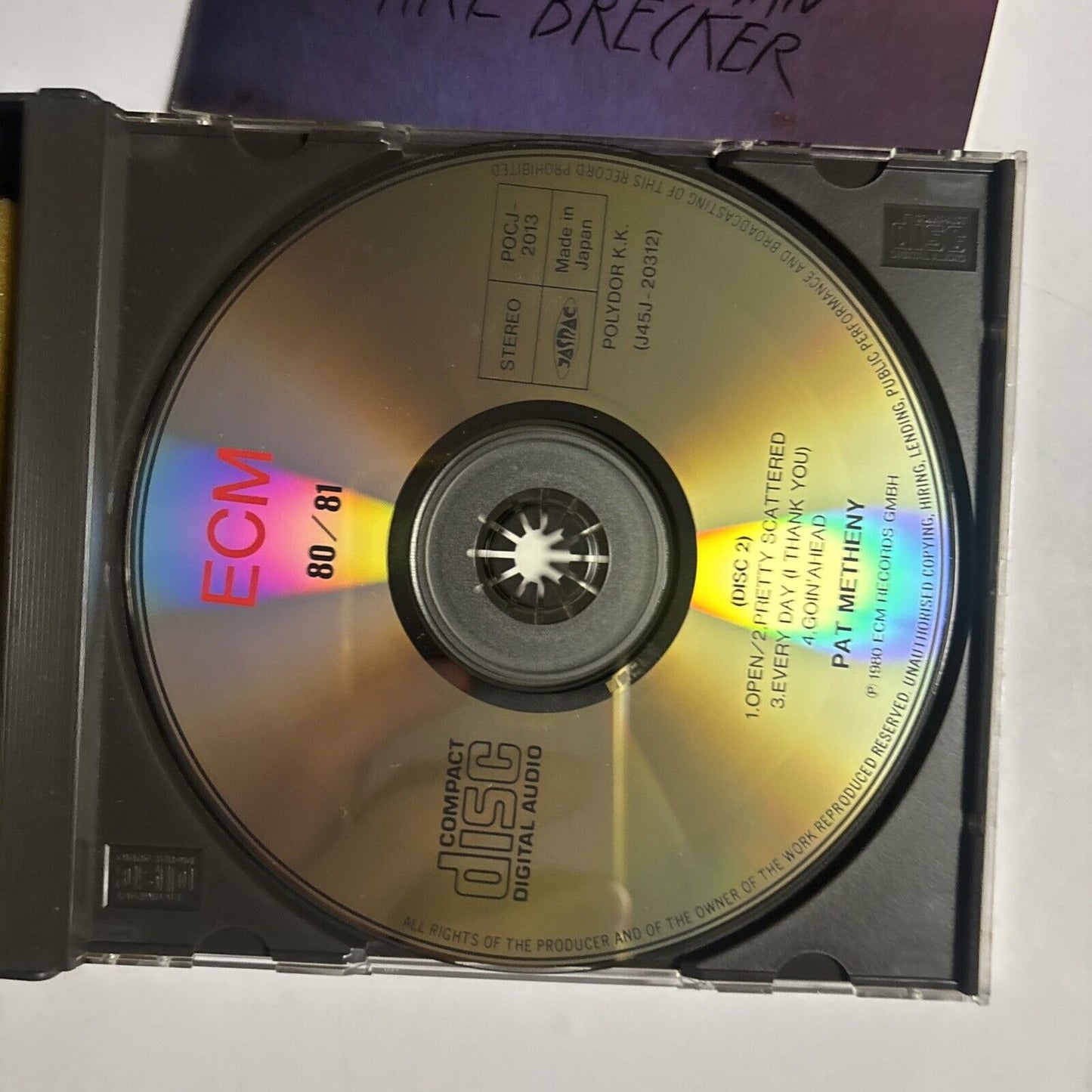 Pat Metheny, Charlie Haden, Jack DeJohnette – 80/81 (CD, 1991)