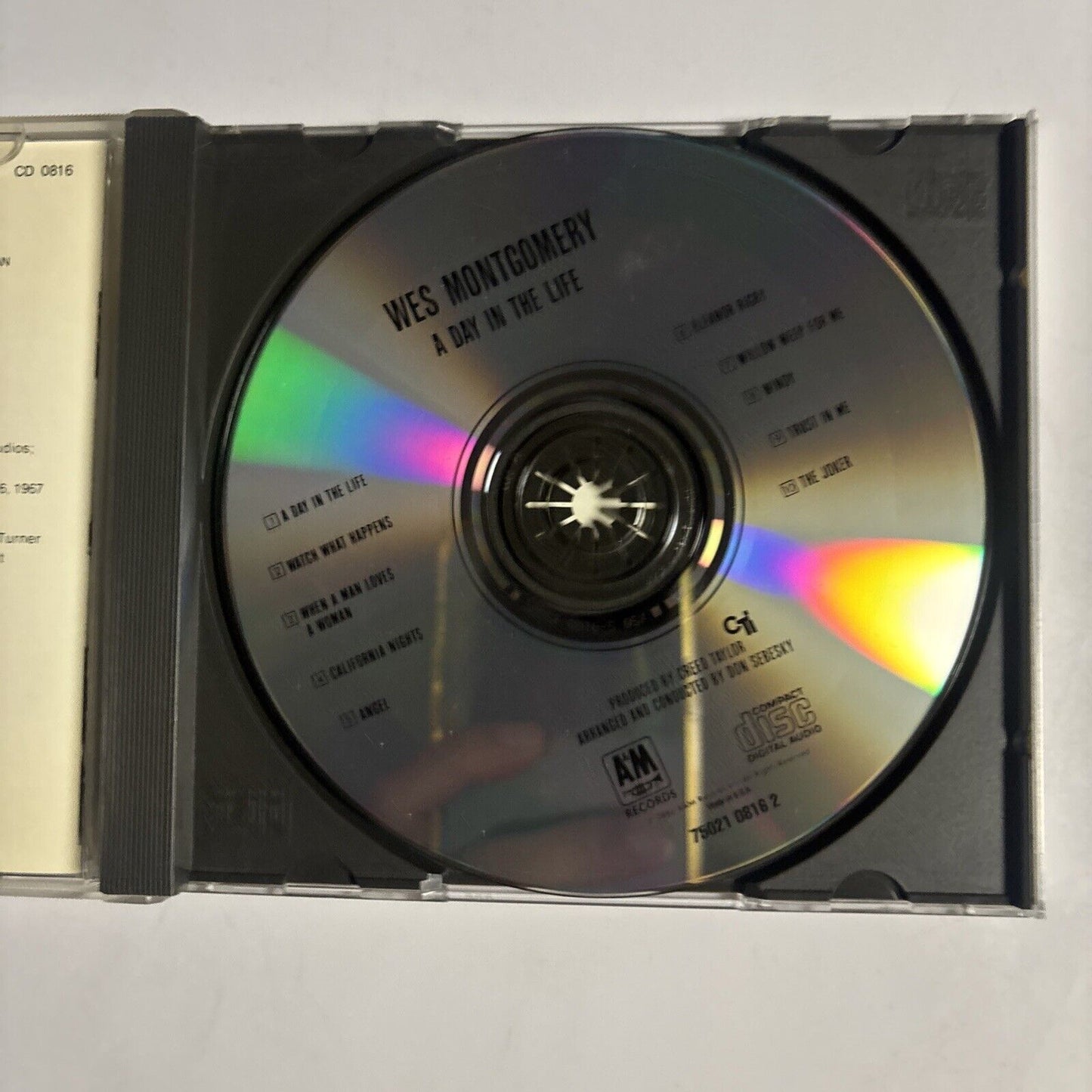 Wes Montgomery – A Day In The Life (CD, 1967) CD 0816