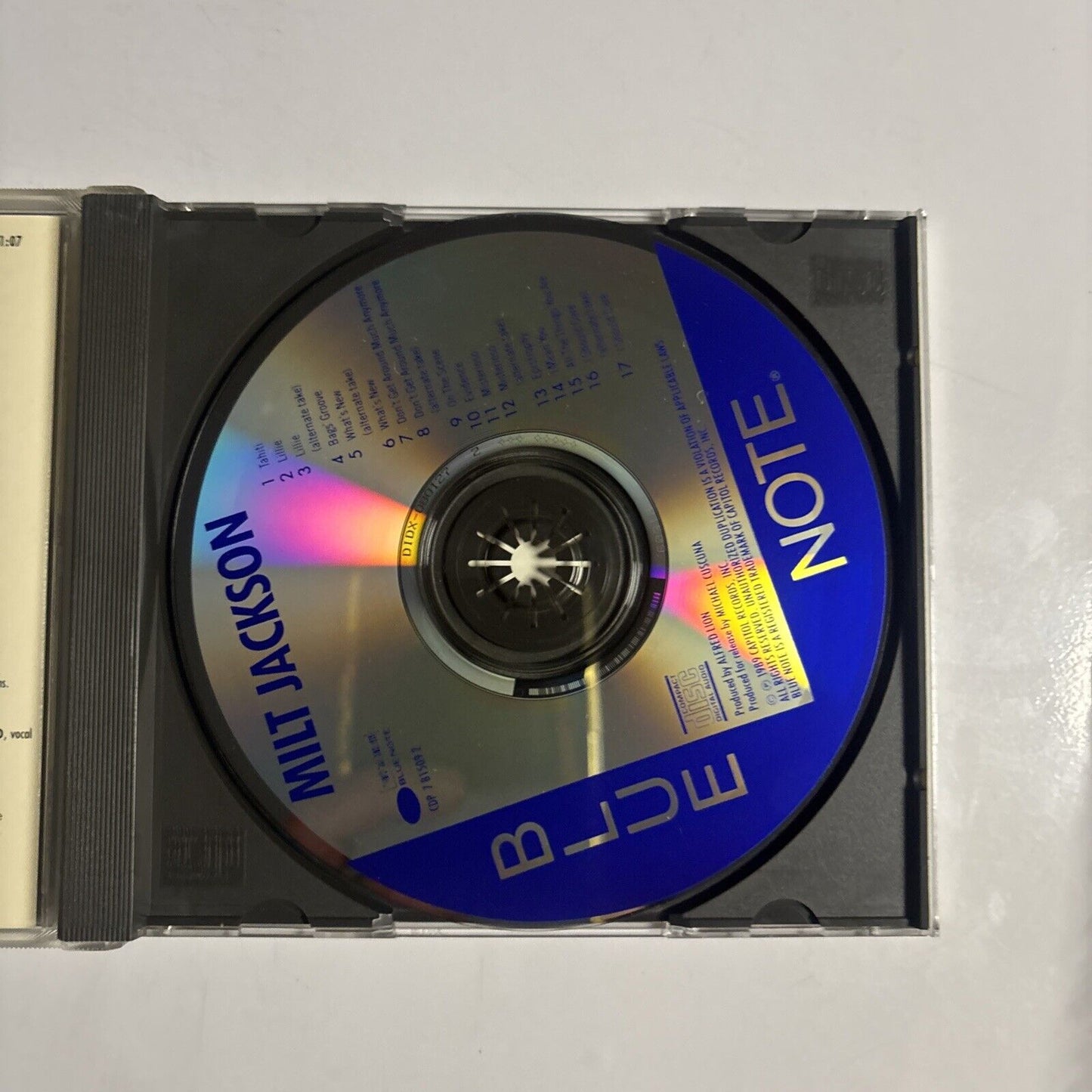 Milt Jackson With John Lewis And The Thelonious Monk Quintet (CD, 1989)