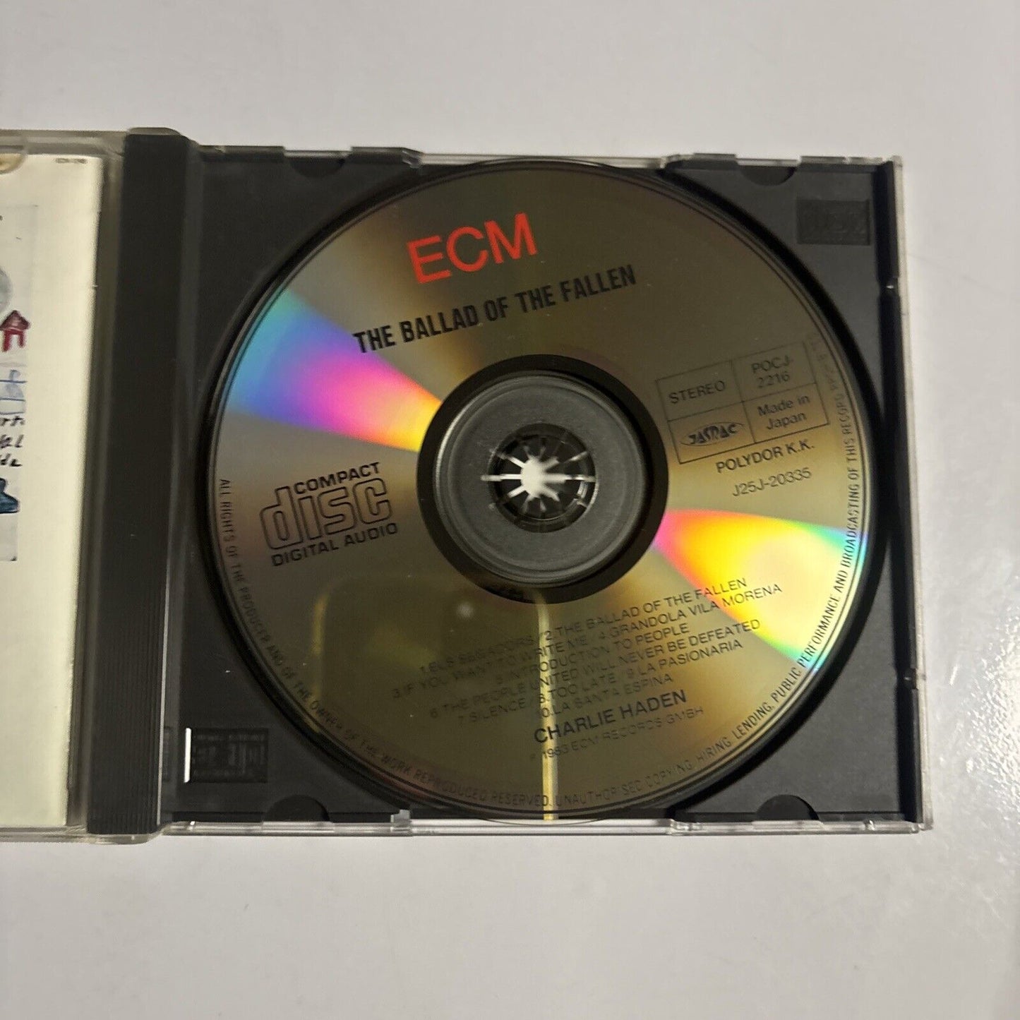 Charlie Haden – The Ballad Of The Fallen (CD, 1991) pocj-2216 Japan