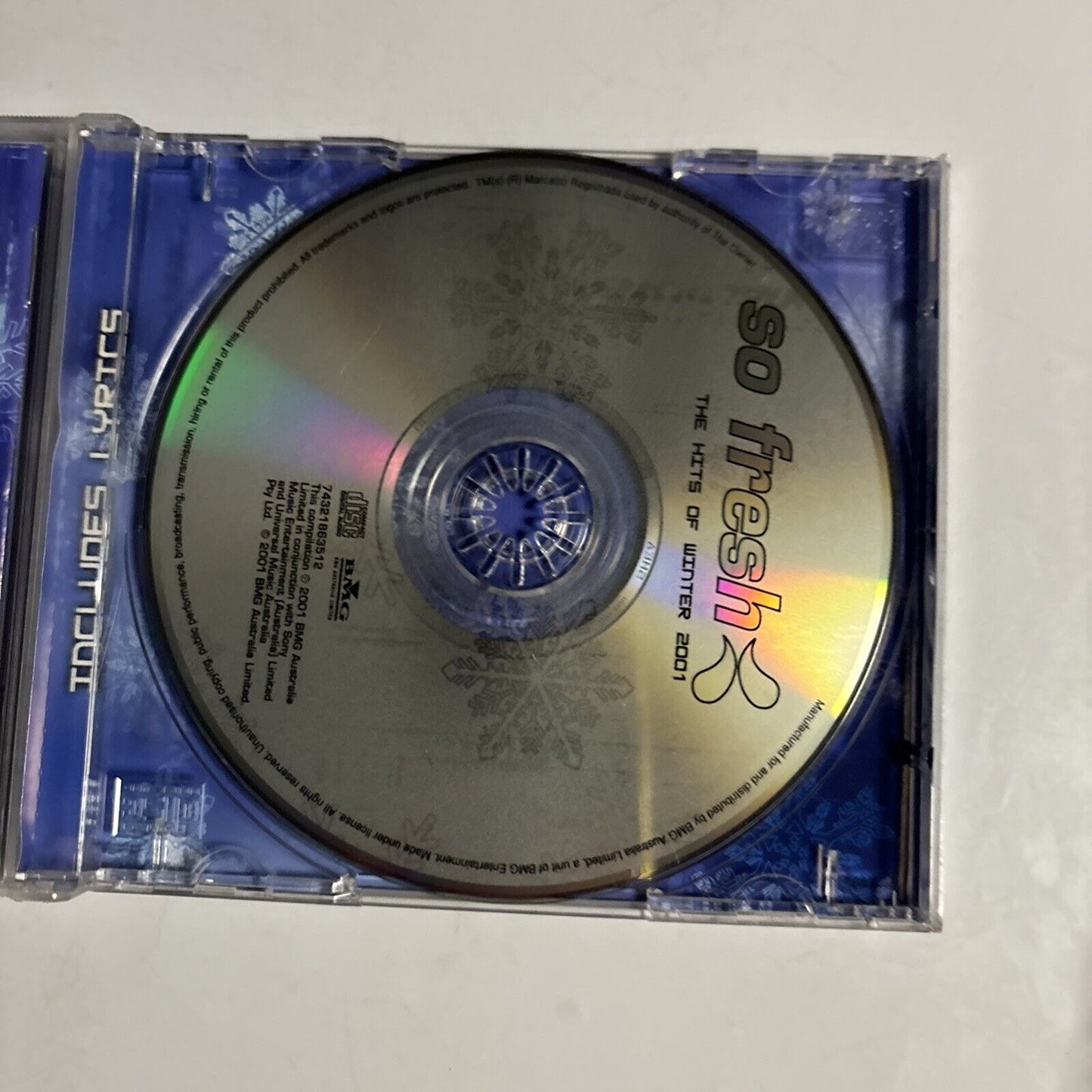 So Fresh: The Hits Of Winter 2001 (CD, 2001)