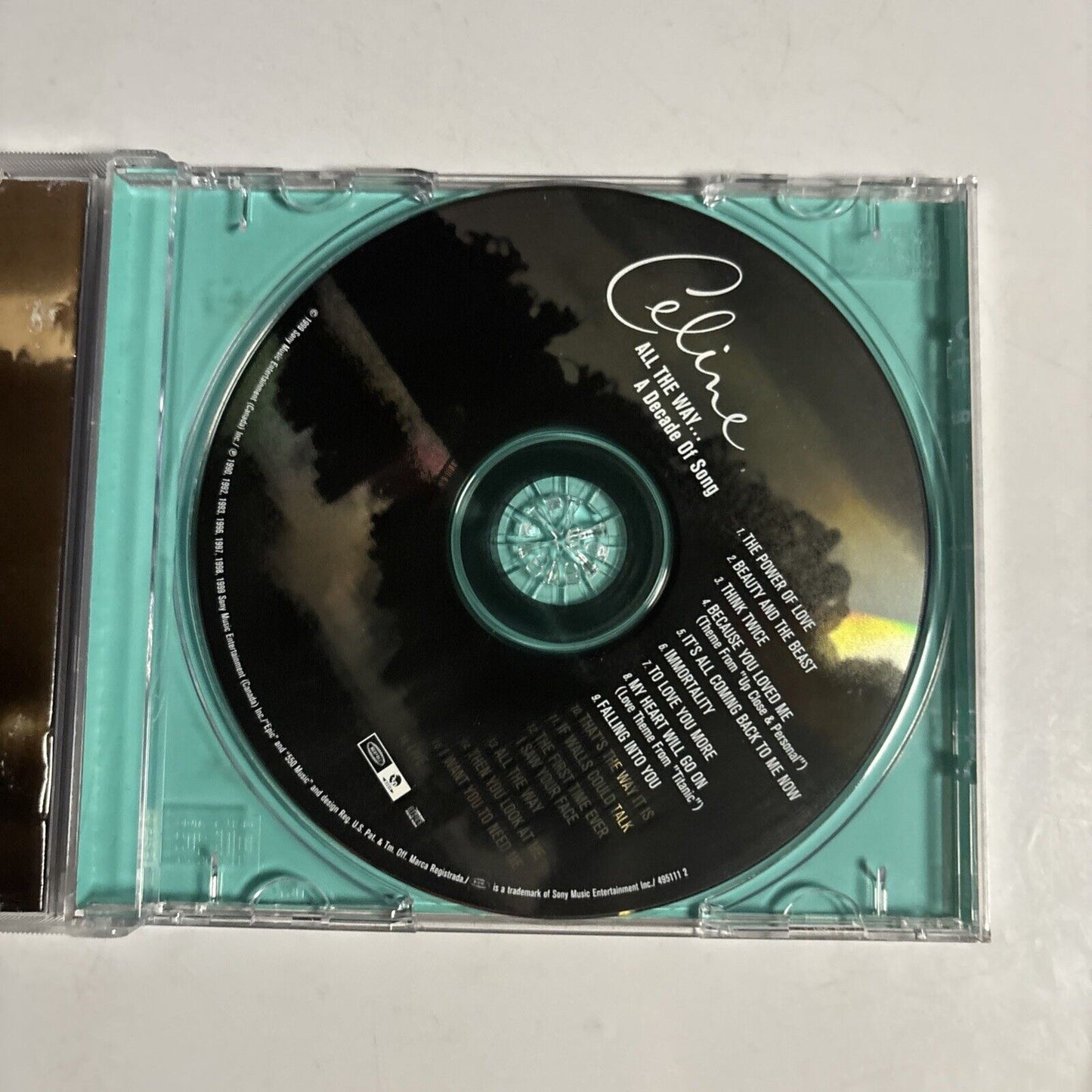 Celine Dion – All The Way... A Decade Of Song (CD, 1999) 495111 2