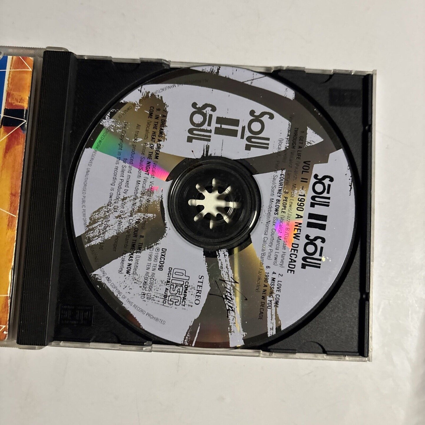 Soul II Soul – Vol. II (1990 - A New Decade) (CD, 1990) DIX CD 90