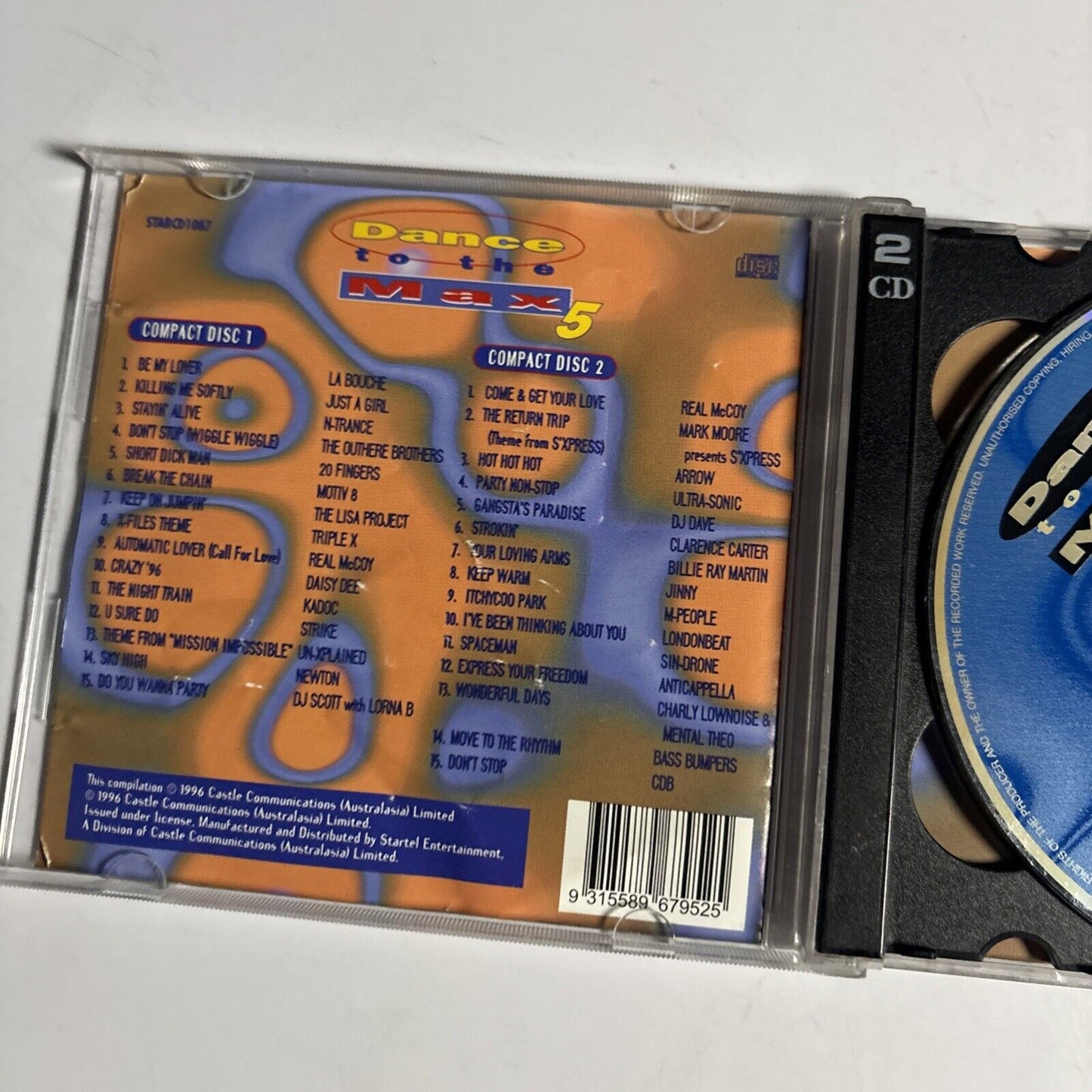 Dance To The Max 5 (CD, 1996, 2-Disc)