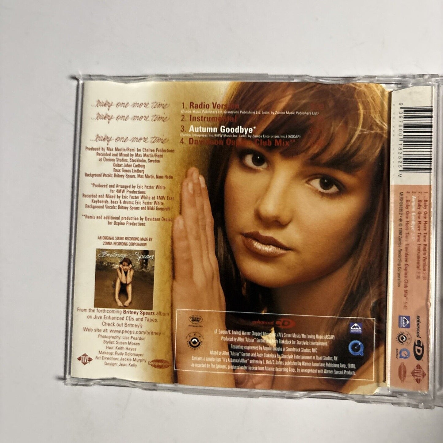Britney Spears – ...Baby One More Time (CD, 1998) MUSH01835.2