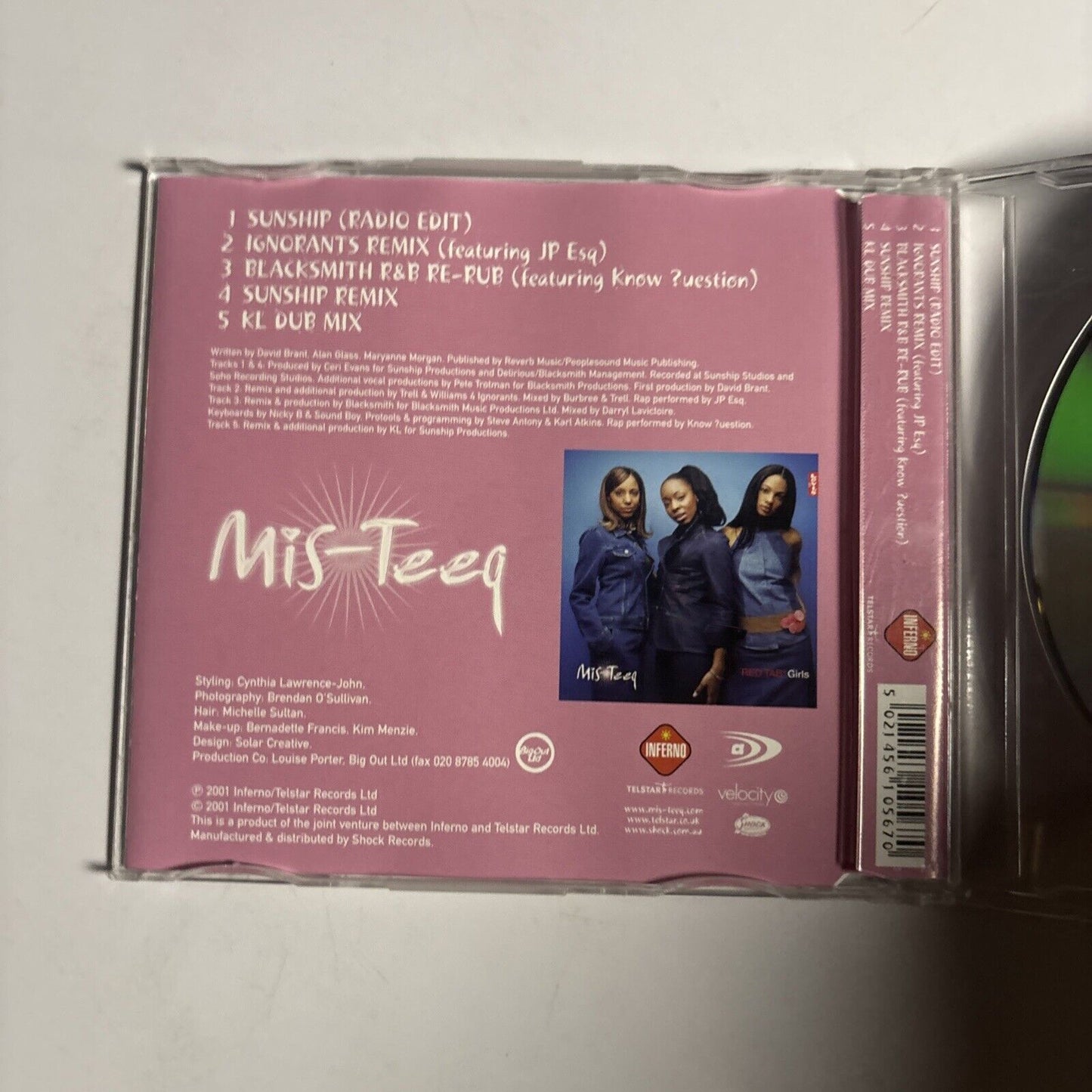 Mis-Teeq – All I Want (CD, 2001) ADICT113CD