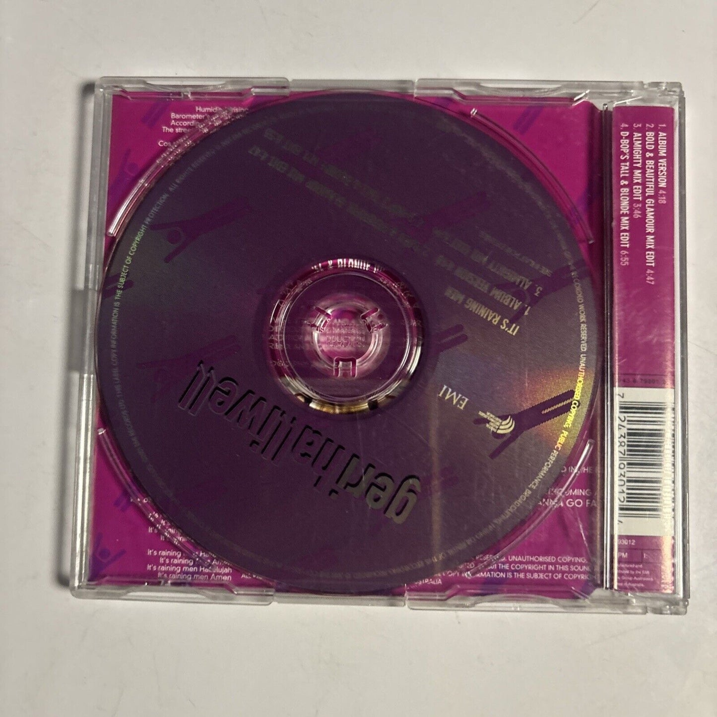 Geri Halliwell – It's Raining Men (The Mixes) (CD, 2001)