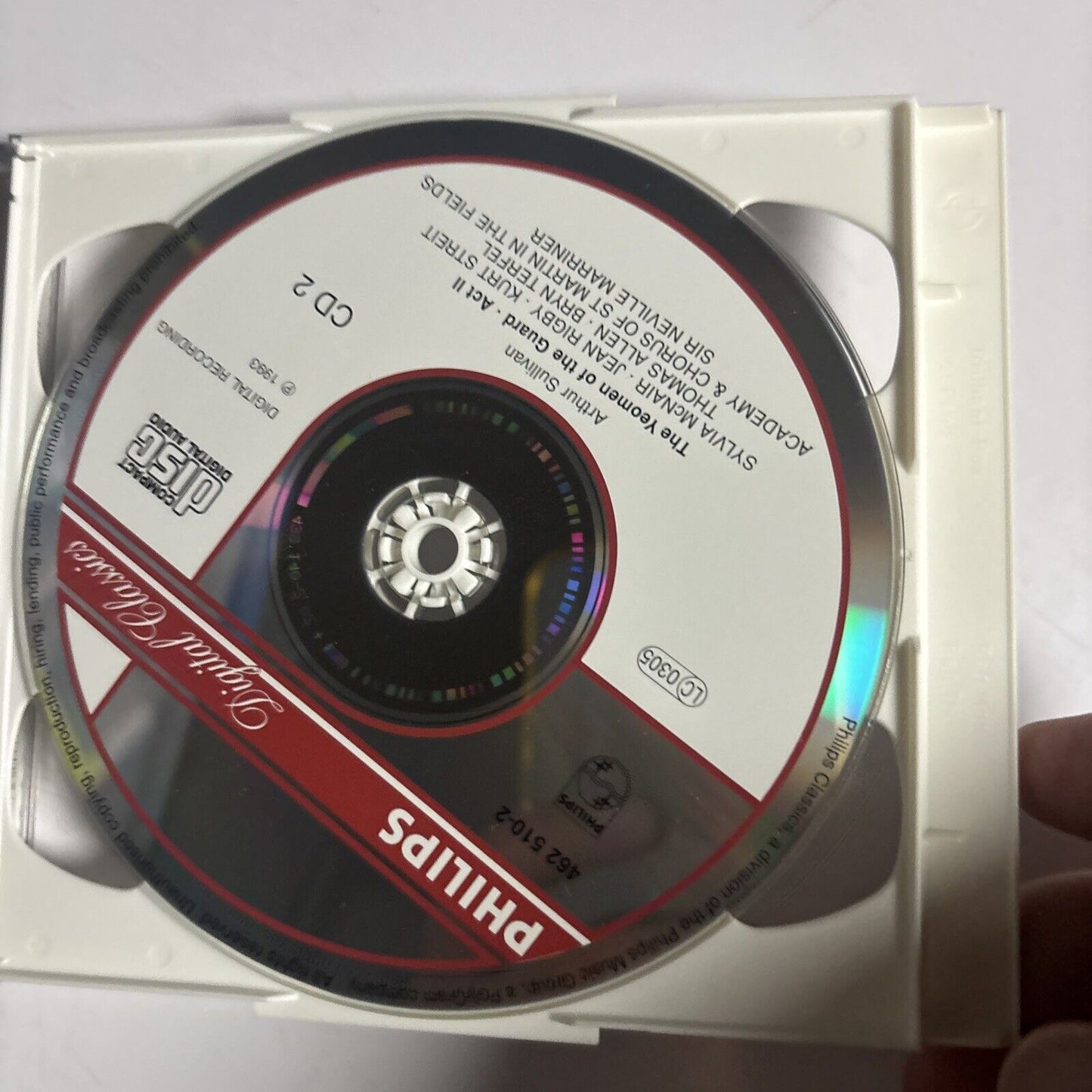 Gilbert & Sullivan – The Yeomen Of The Guard (CD, 1998, 2-Disc)