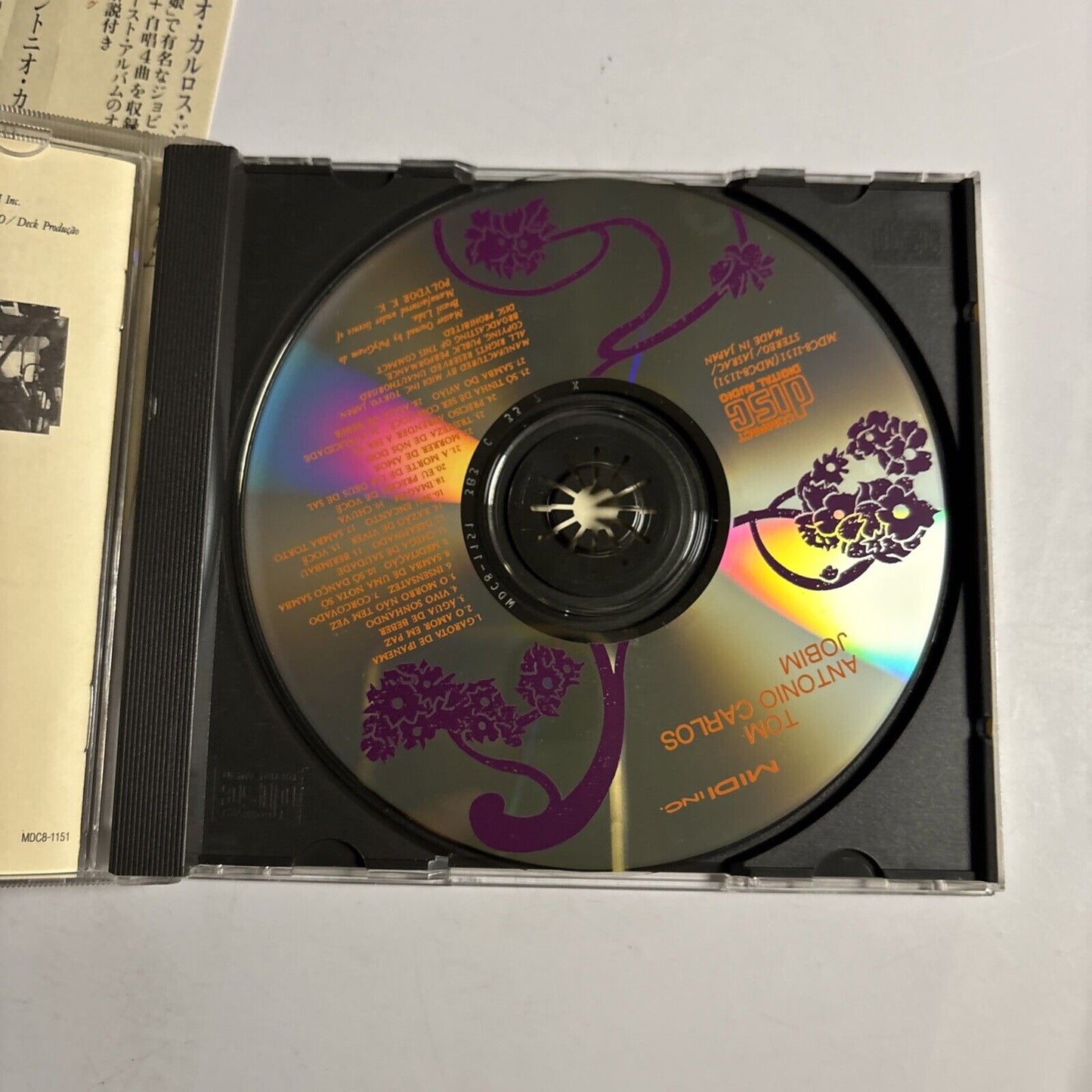 Antonio Carlos Jobim – Antonio Carlos Jobim (CD, 1991) MDC8-1151 Japan