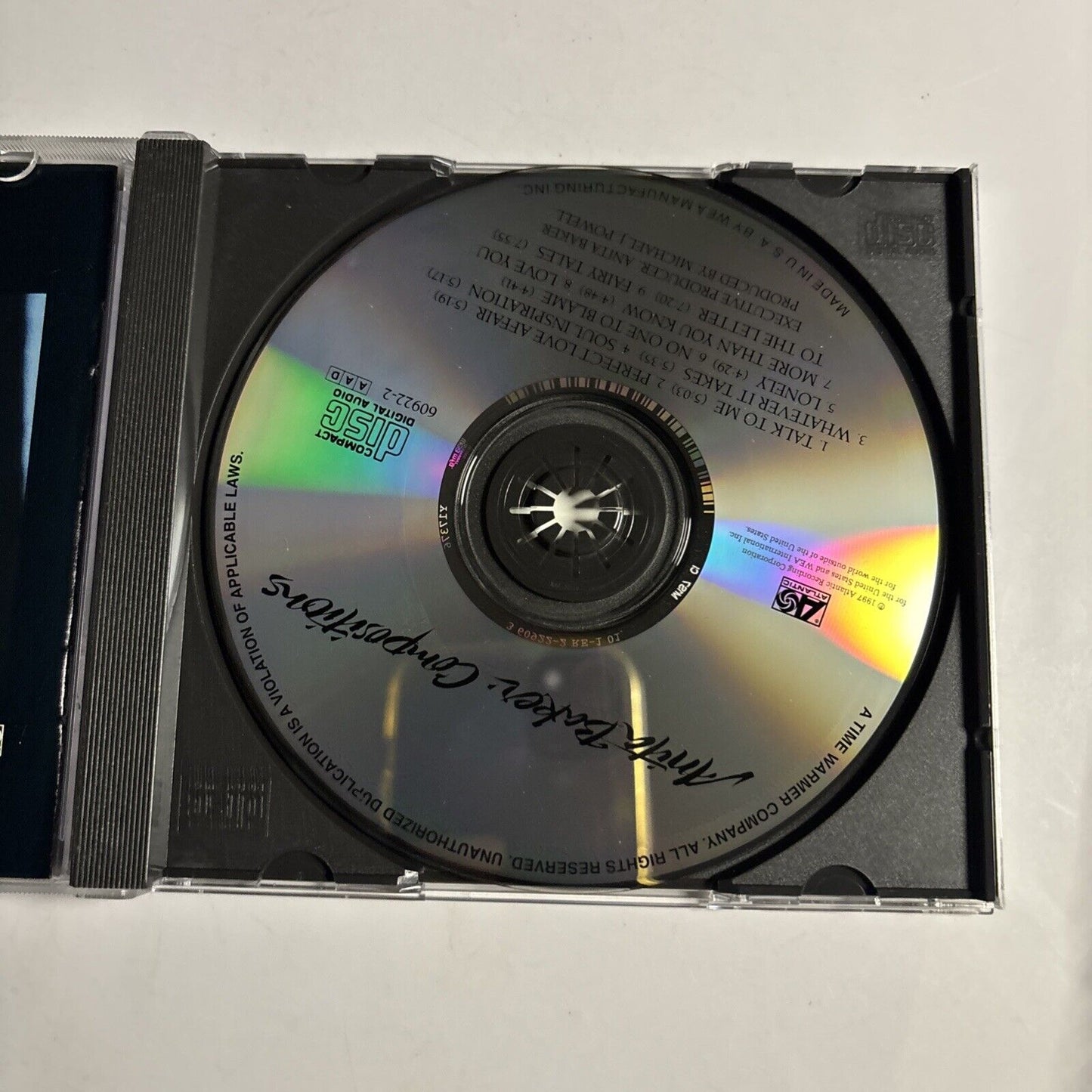 Anita Baker – Compositions (CD, 1990) 9 60922-2