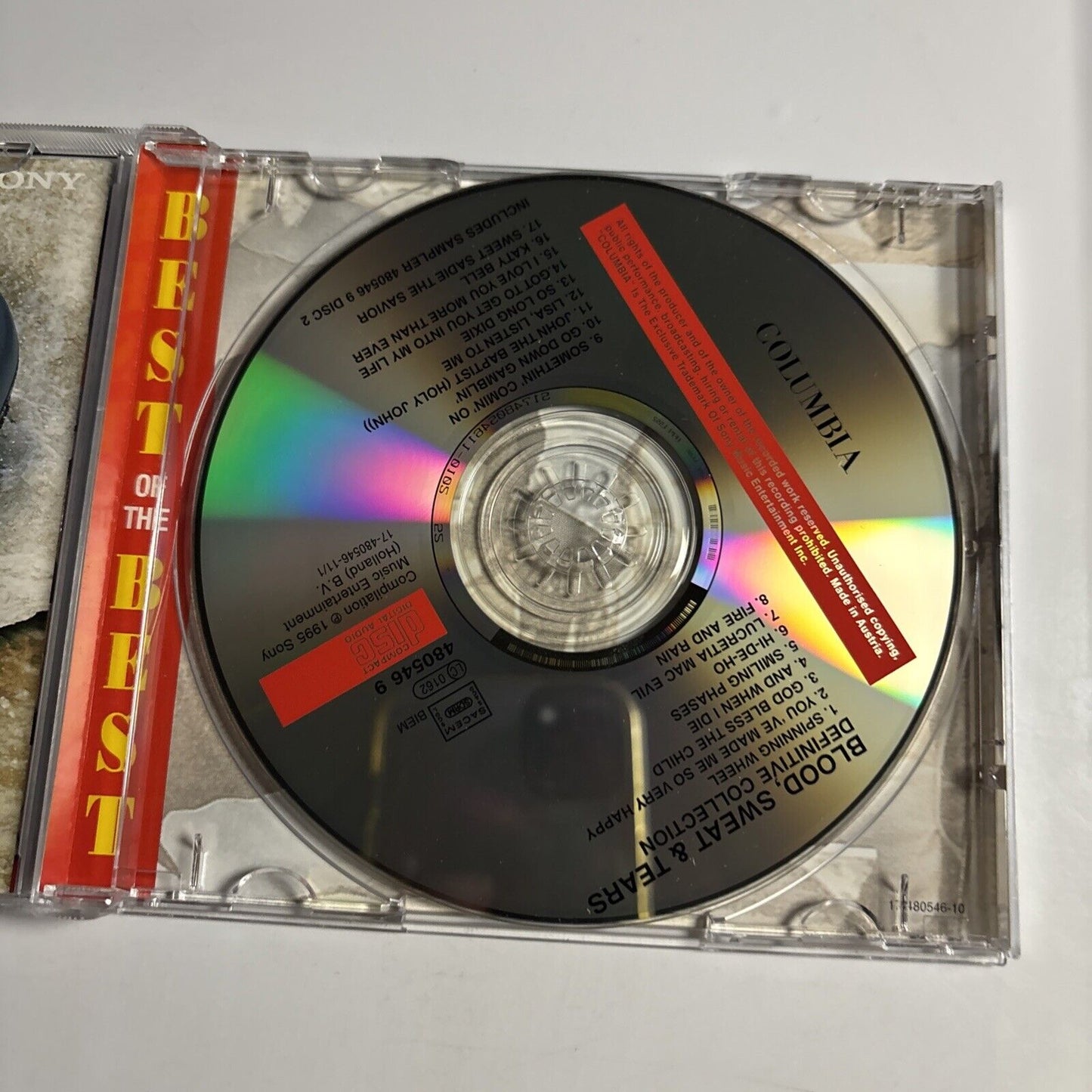 Blood, Sweat & Tears – Definitive Collection (CD, 1995) 480546 2