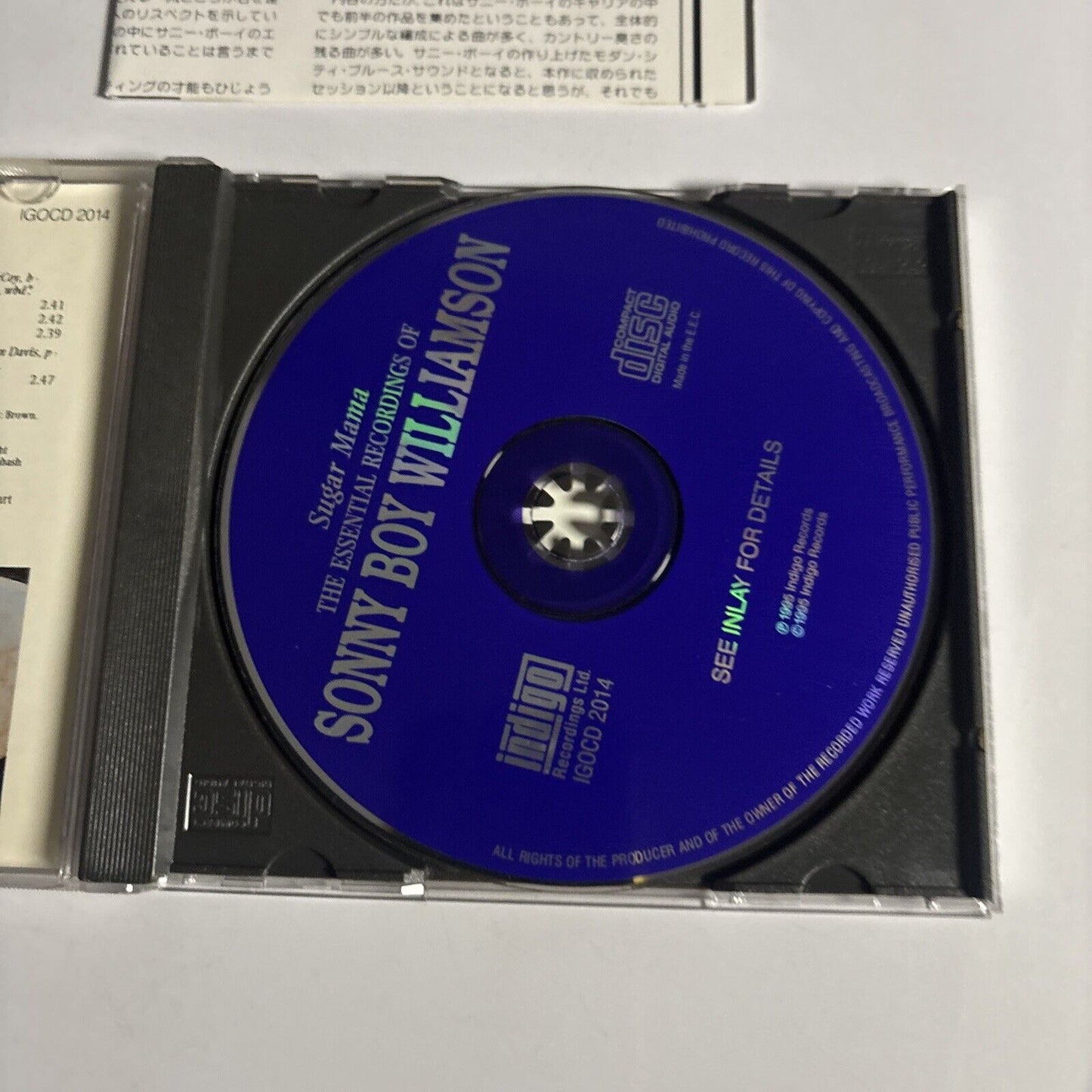 Sugar Mama - The Essential Recordings Of Sonny Boy Williamson (CD, 1995)