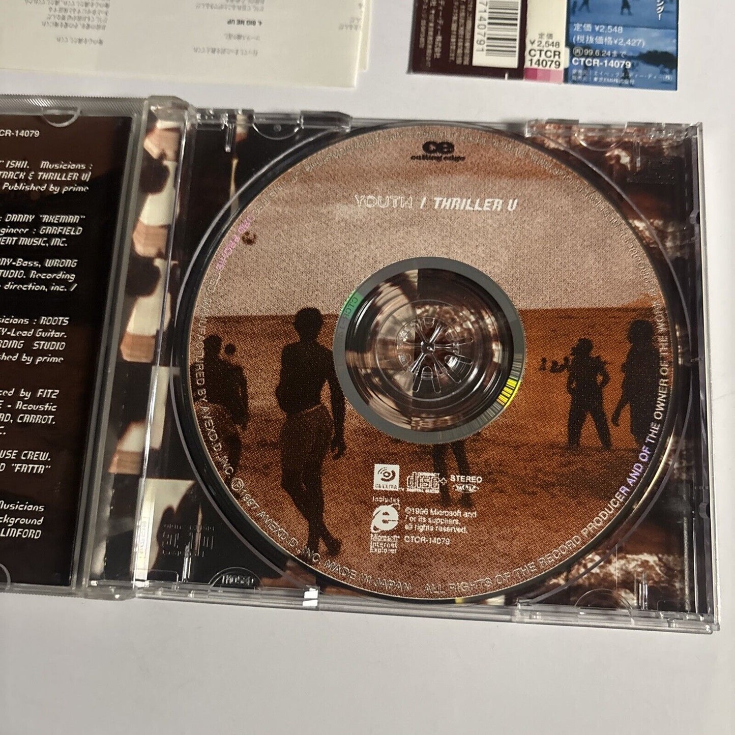 Thriller U – Youth (CD, 1997) ctcr-14079 Japan obi