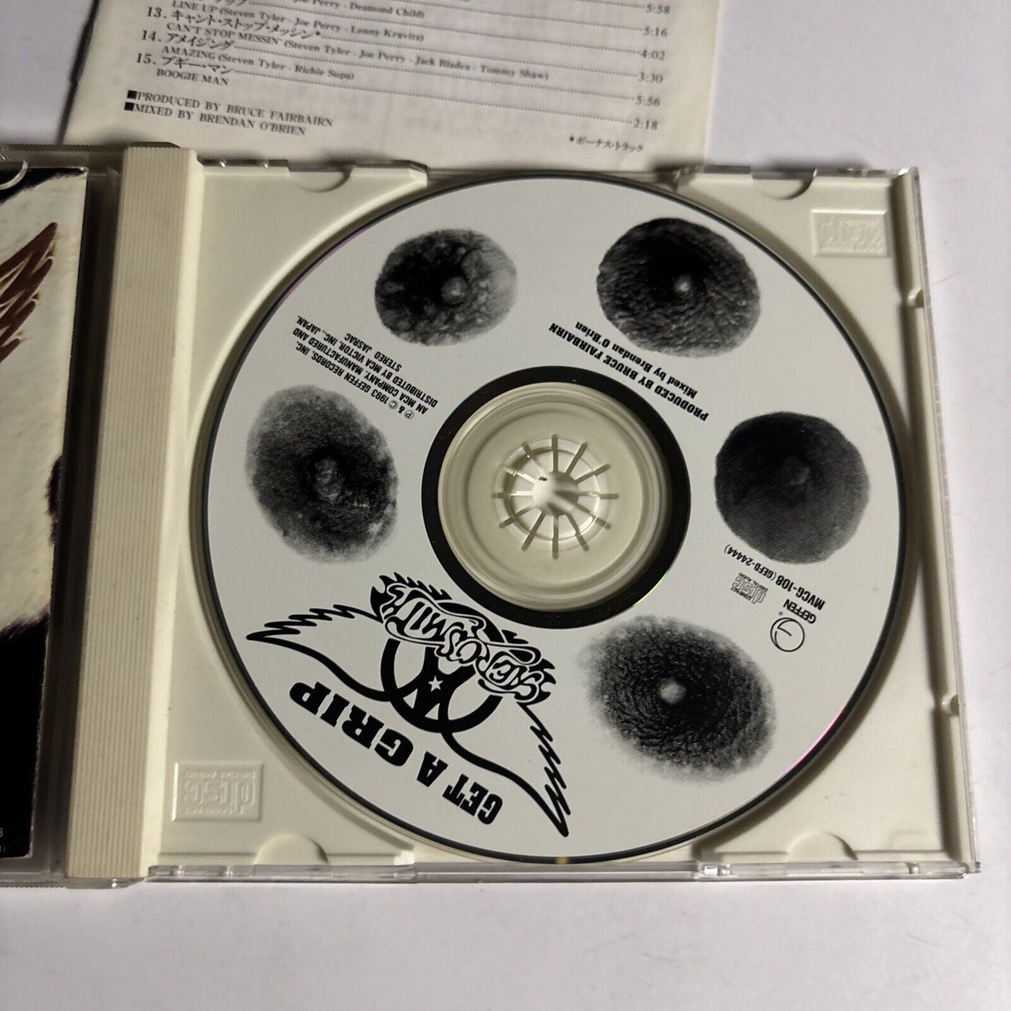 Aerosmith – Get A Grip (CD, 1993) mvcg-108 Japan