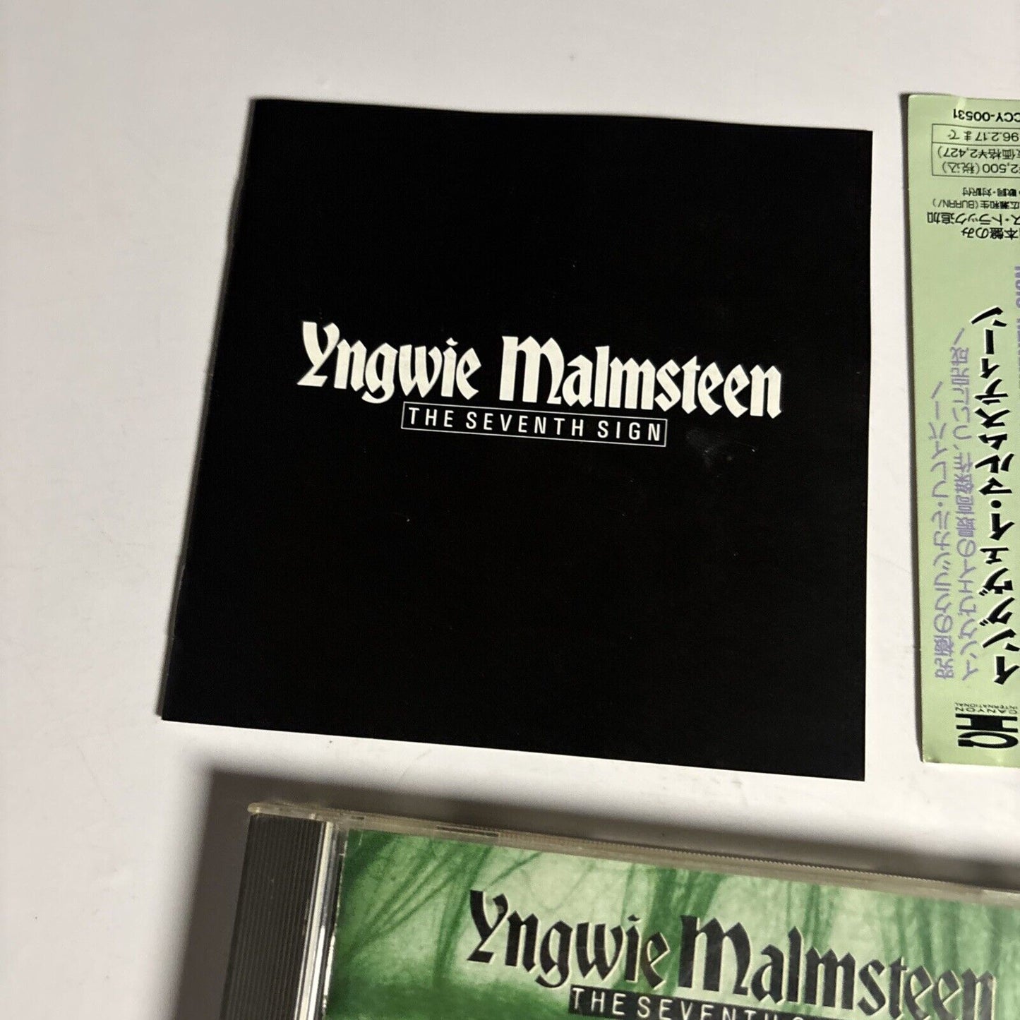 Yngwie Malmsteen – The Seventh Sign (CD, 1994) pccy-00531 Japan obi