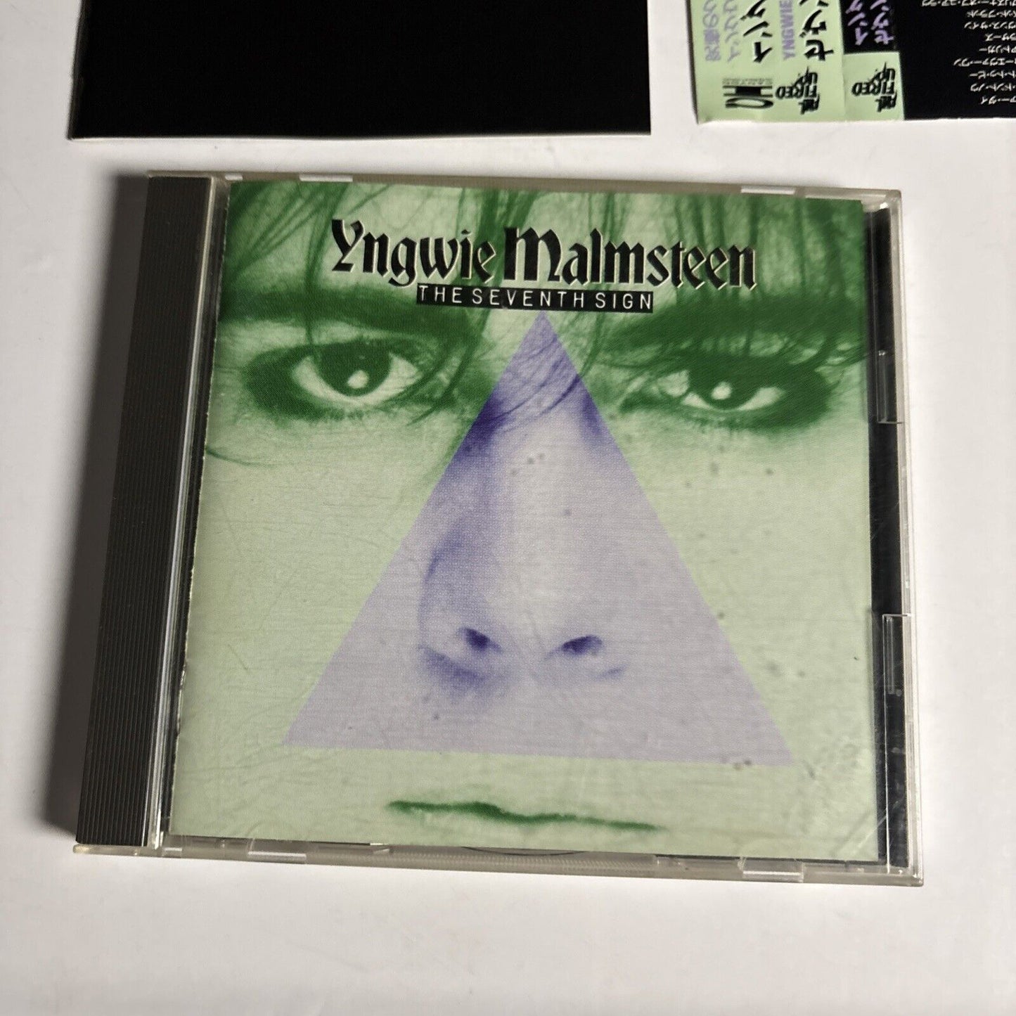 Yngwie Malmsteen – The Seventh Sign (CD, 1994) pccy-00531 Japan obi