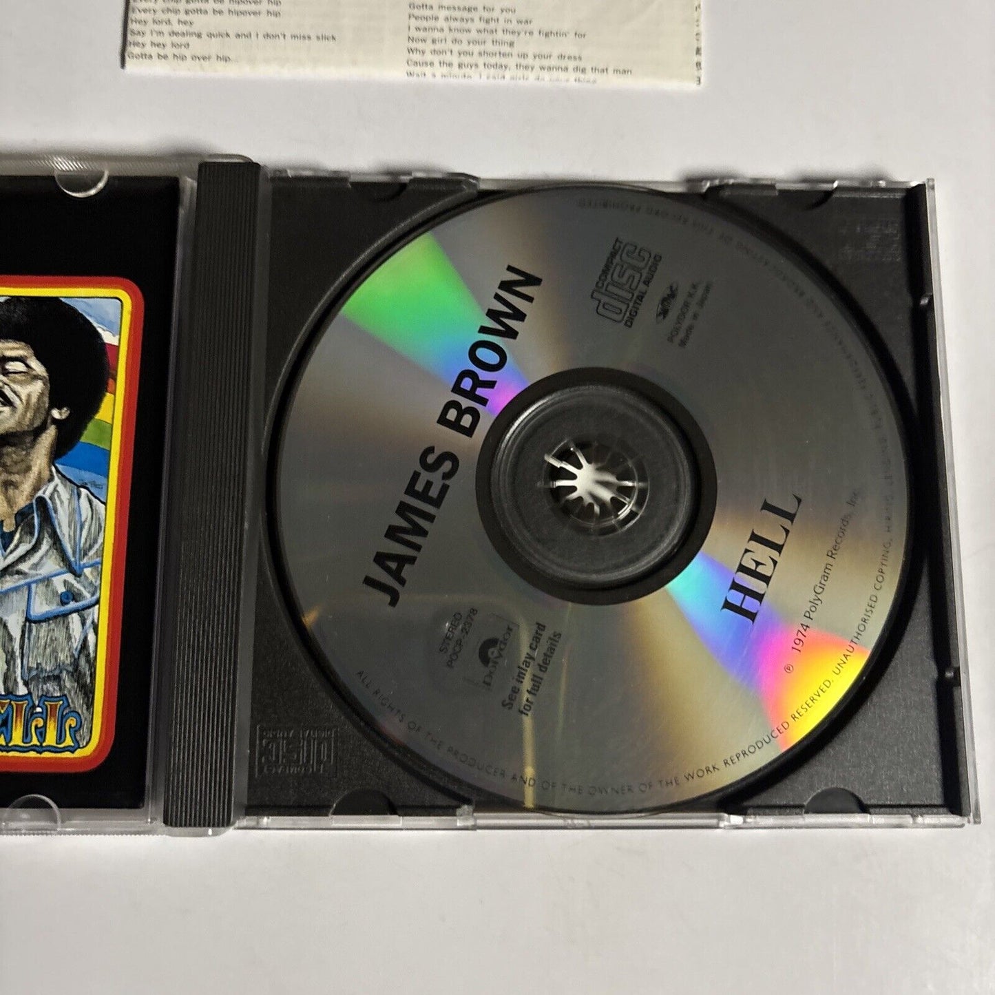 James Brown – Hell (CD, 1995) pocp-2378 Japan