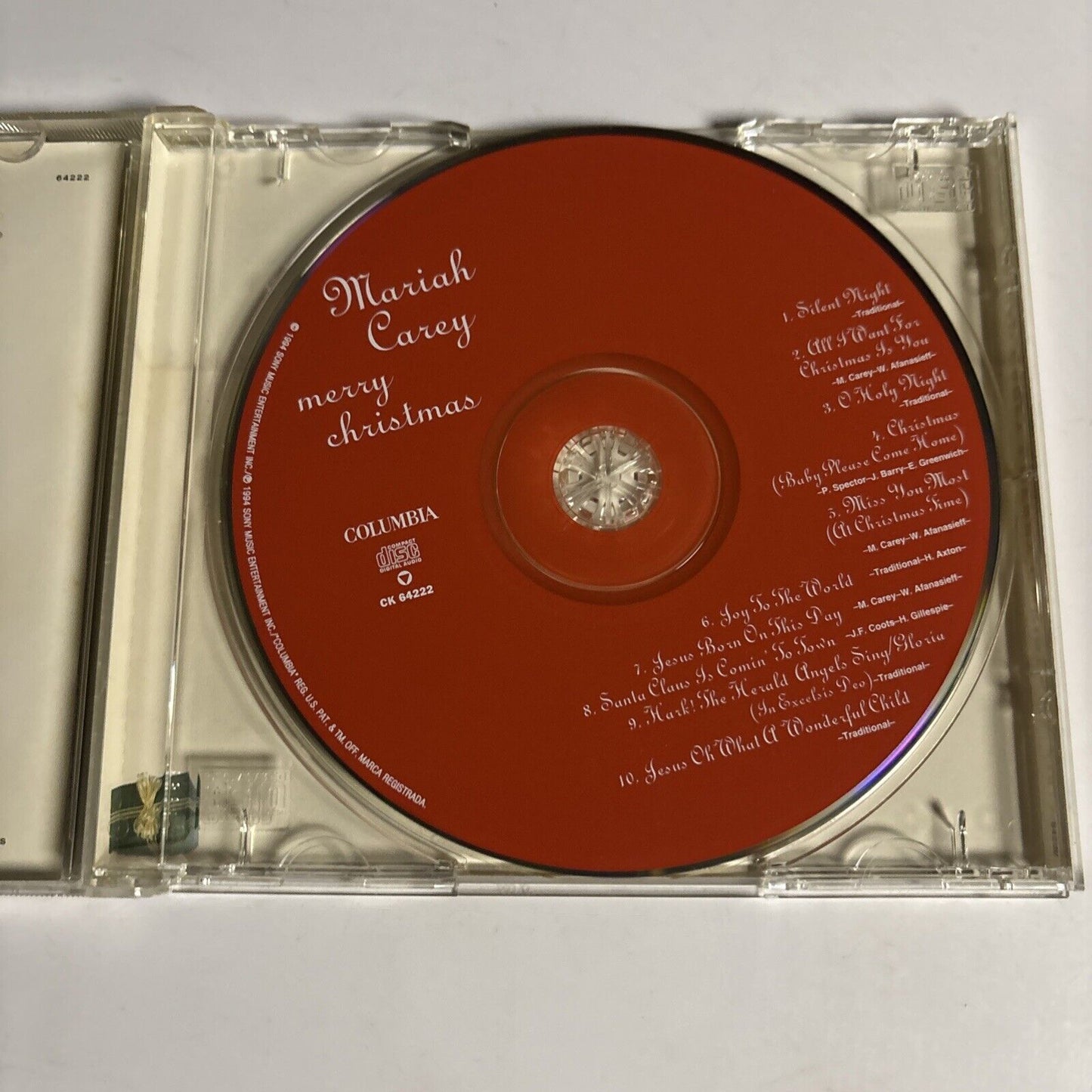 Mariah Carey – Merry Christmas (CD, 1994) CK 64222