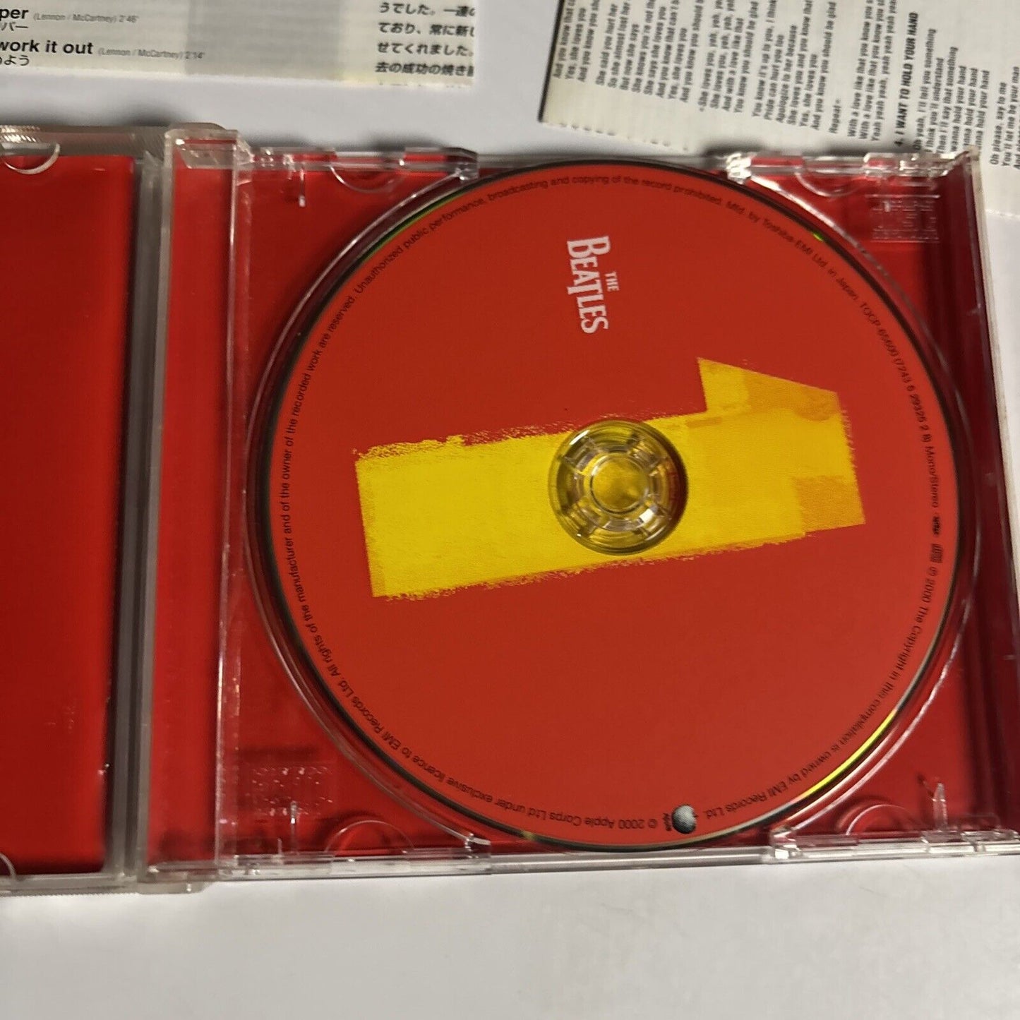 The Beatles – 1 (CD, 2000) tocp-65600 Japan