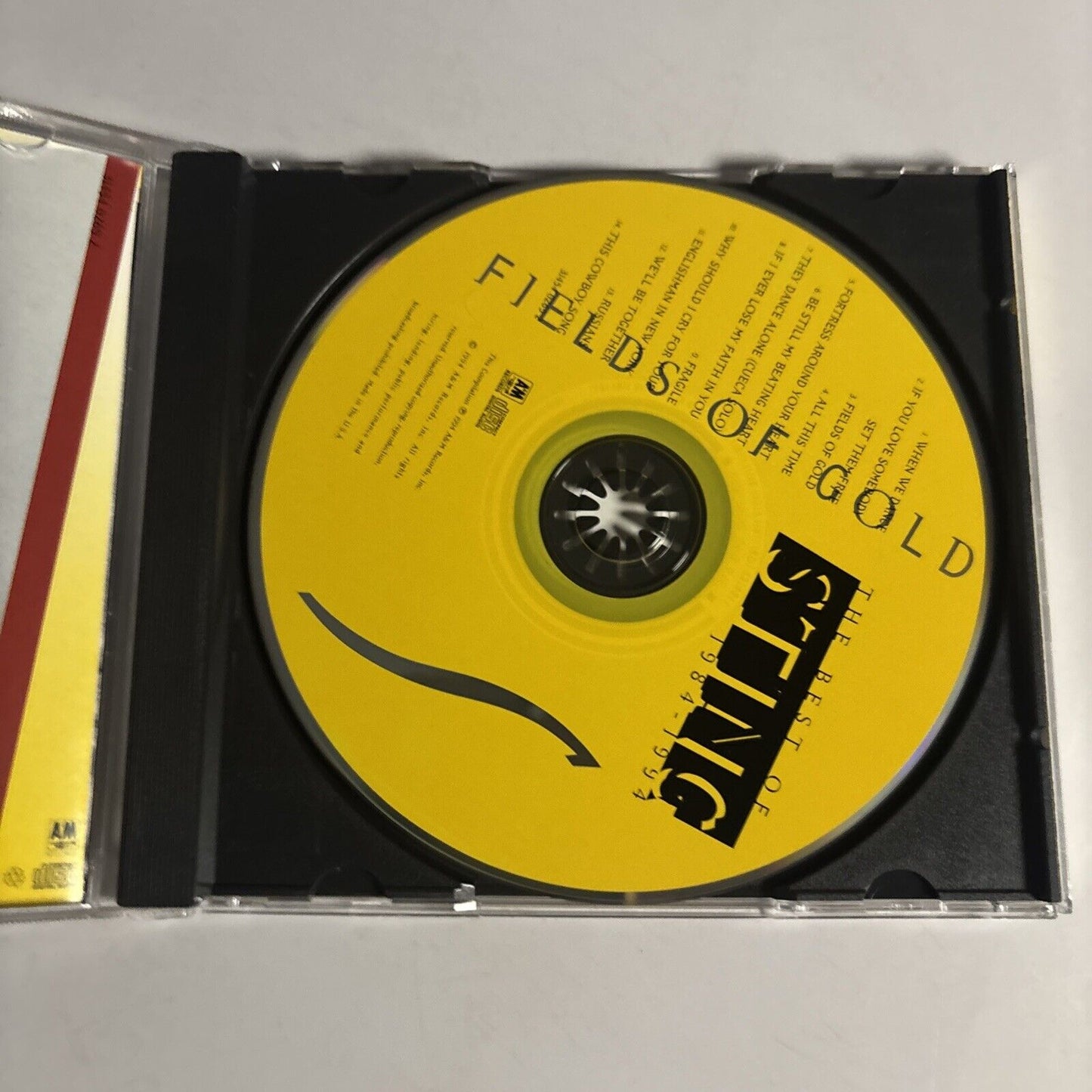 Sting – Fields Of Gold: The Best Of Sting 1984 - 1994 (CD, 1994)