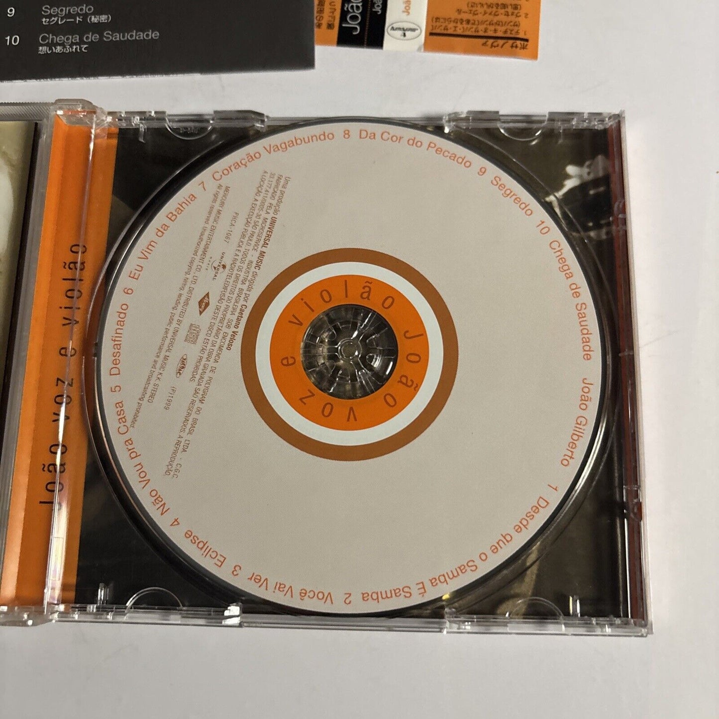 João Gilberto – João Voz E Violão (CD, 2000) phca-1067 Japan