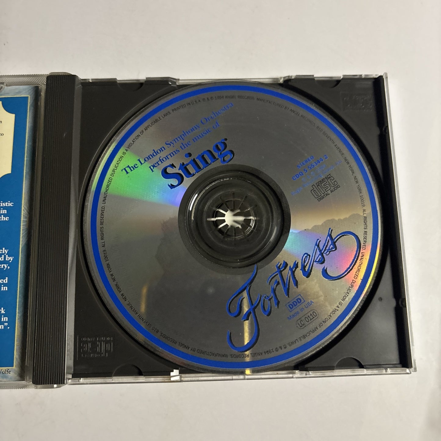 Fortress - The London Symphony Orchestra Performs The Music Of Sting (CD, 1995)