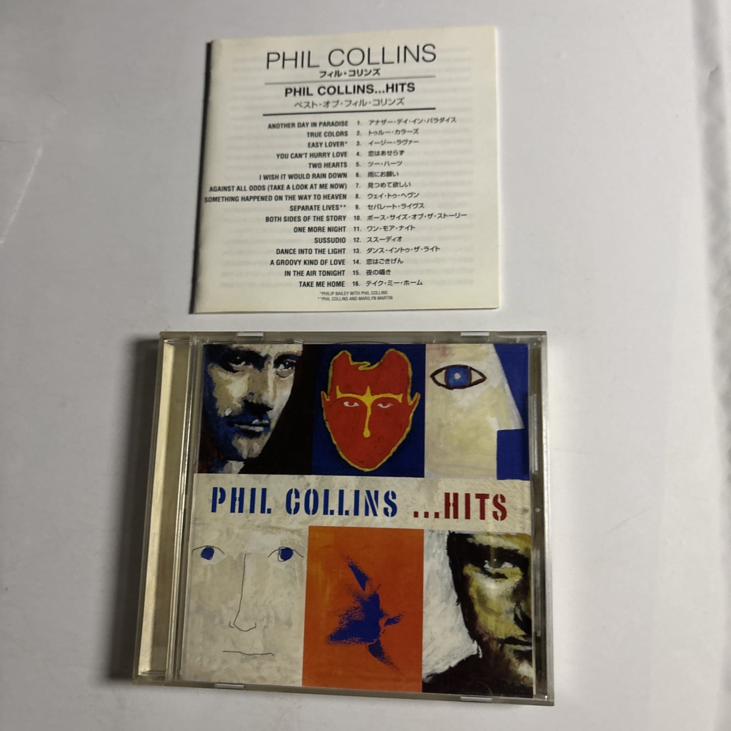 Phil Collins – ...Hits (CD, 1998) wpcr-2222 Japan