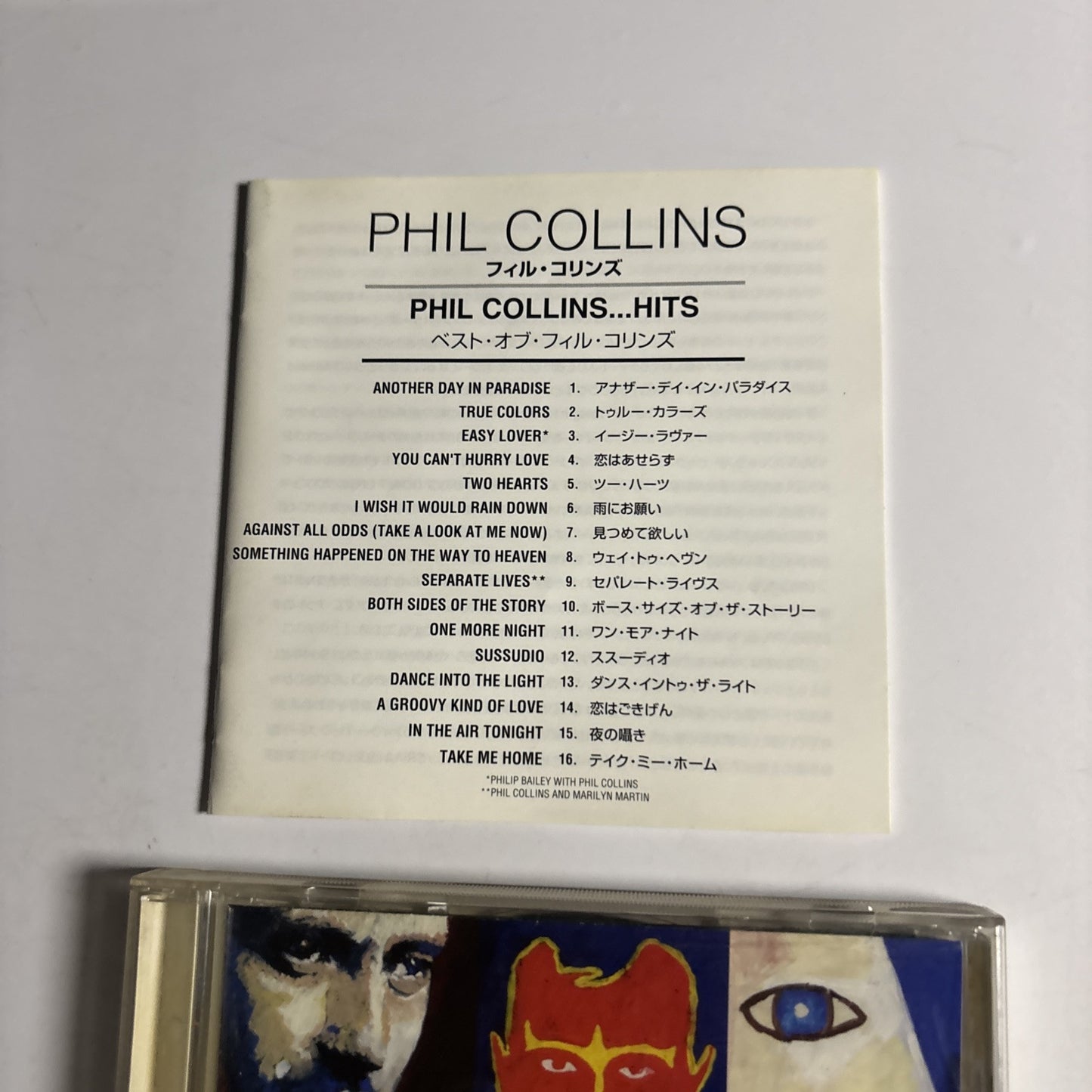 Phil Collins – ...Hits (CD, 1998) wpcr-2222 Japan