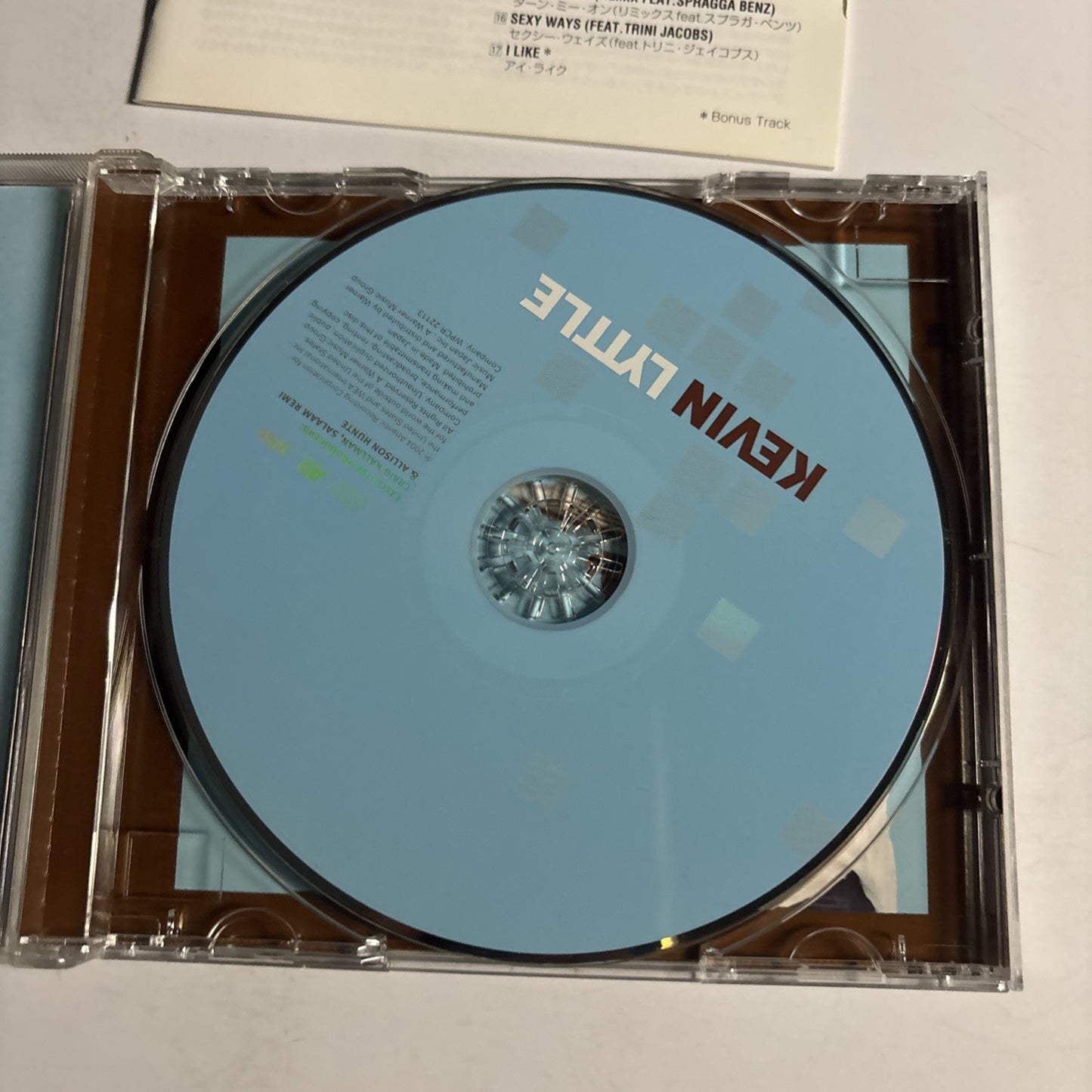 Kevin Lyttle – Kevin Lyttle (CD, 2004) wpcr-22113 Japan Bonus Track