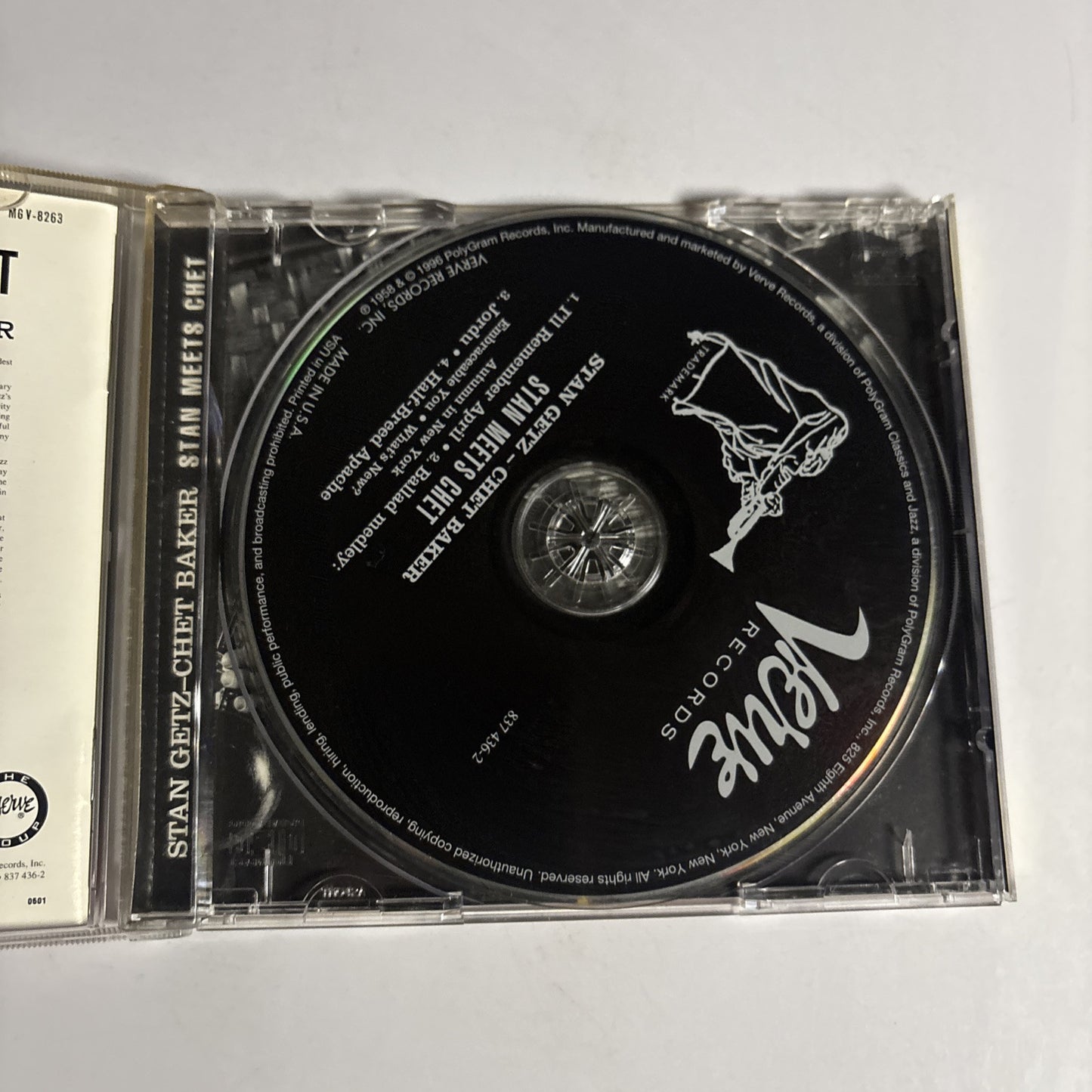 Stan Getz & Chet Baker – Stan Meets Chet (CD, 1958) 837 436-2