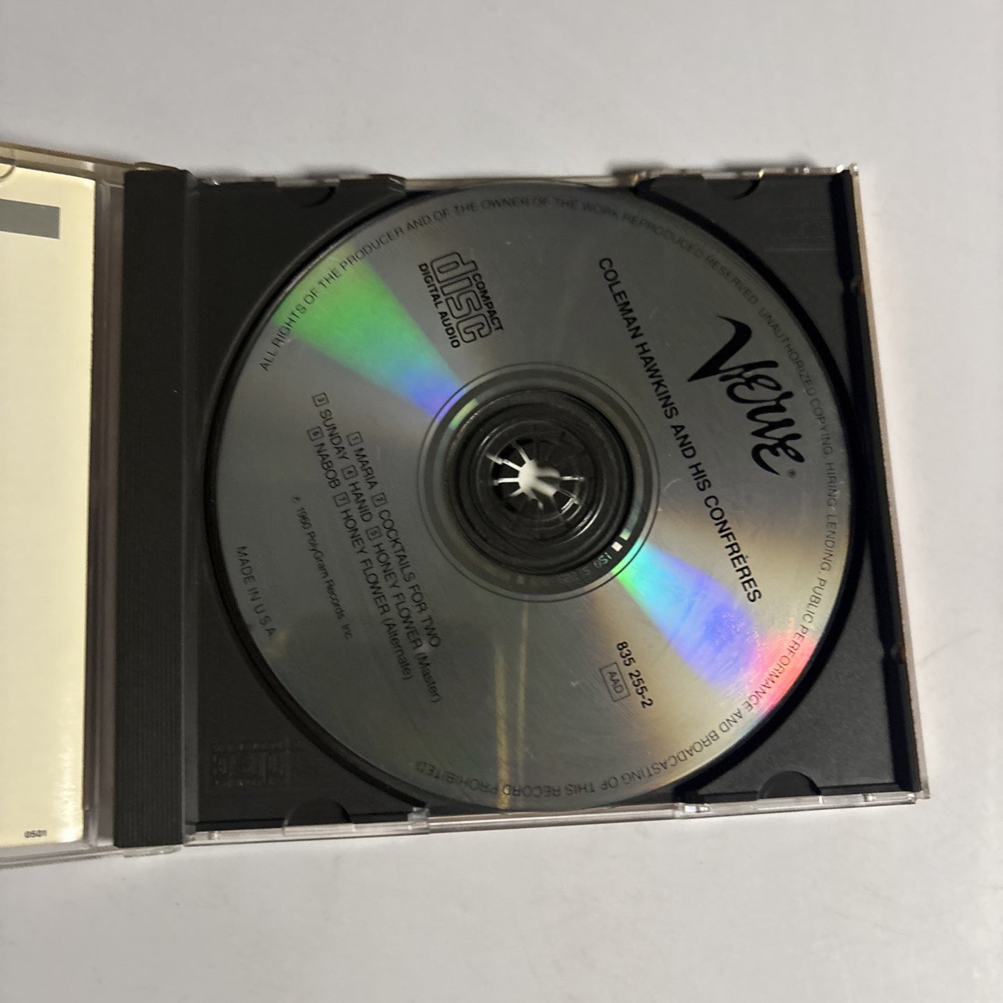 Coleman Hawkins – Coleman Hawkins and His Confreres (CD, 1988)