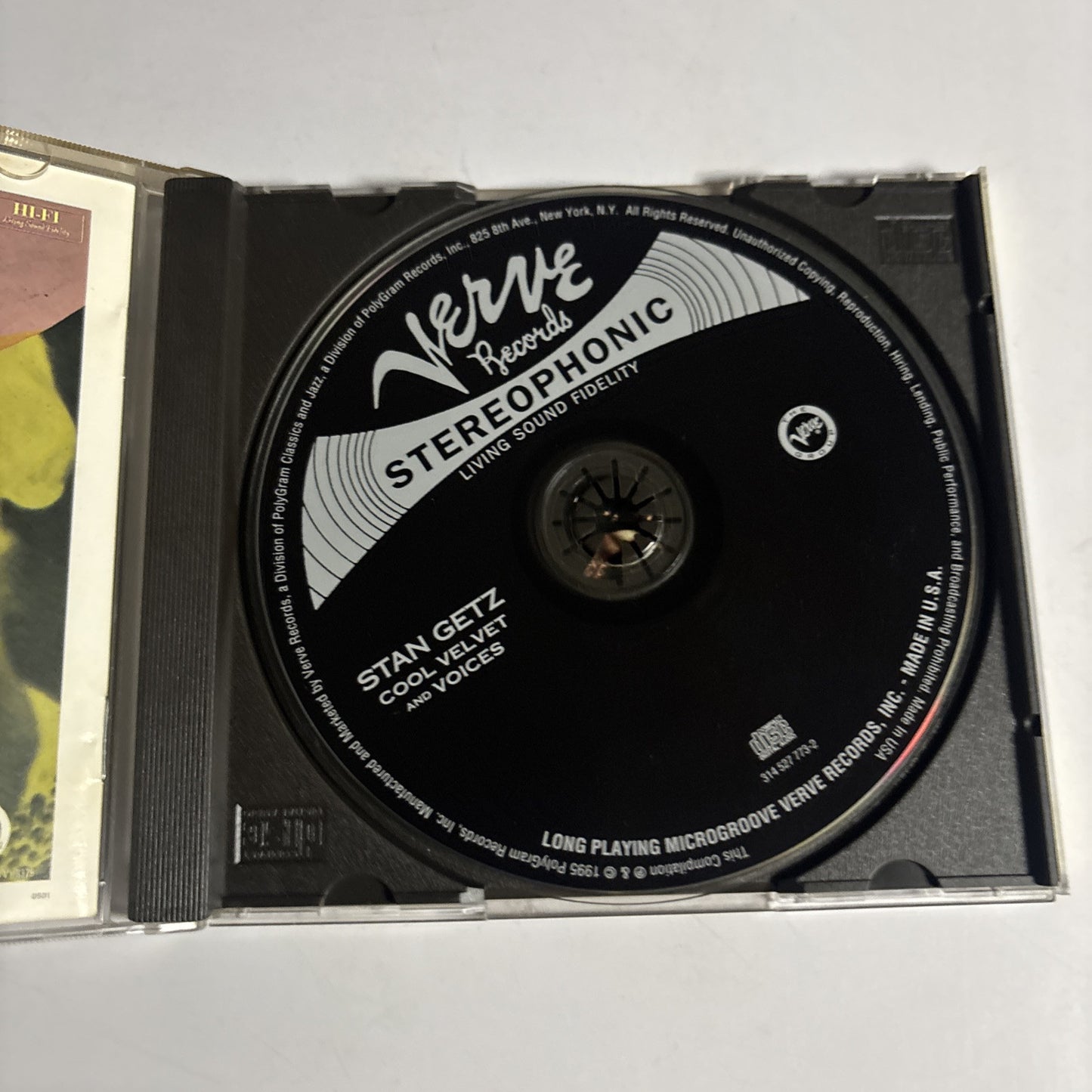 Stan Getz – Cool Velvet And Voices (CD, 1995) 527 773-2