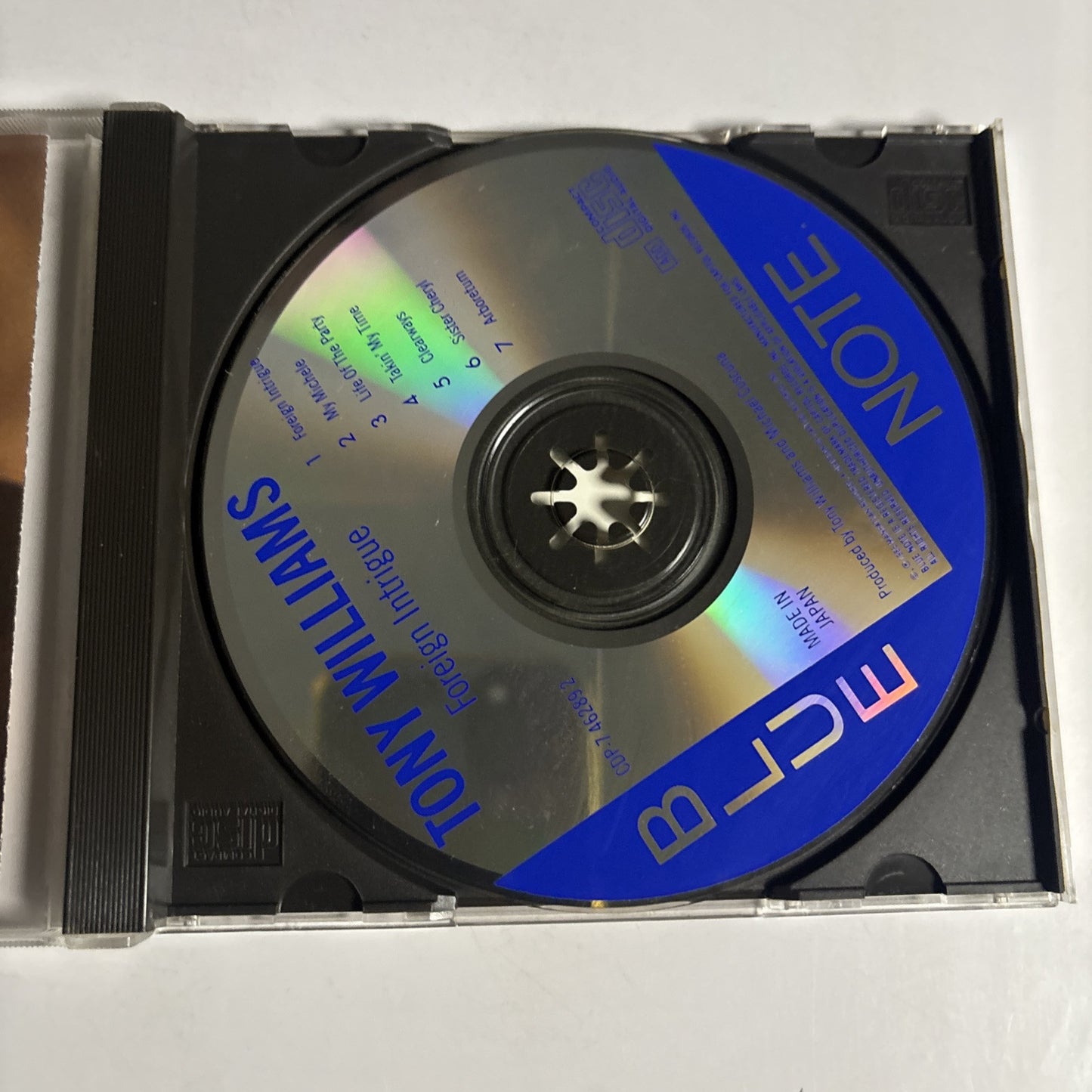 Tony Williams – Foreign Intrigue (CD, 1986) CDP 7 46289 2
