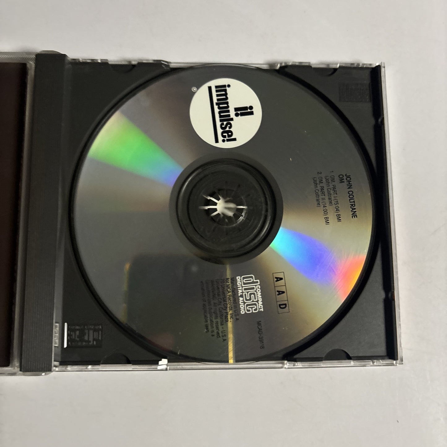 John Coltrane – Om (CD, 1989) MCAD-39118