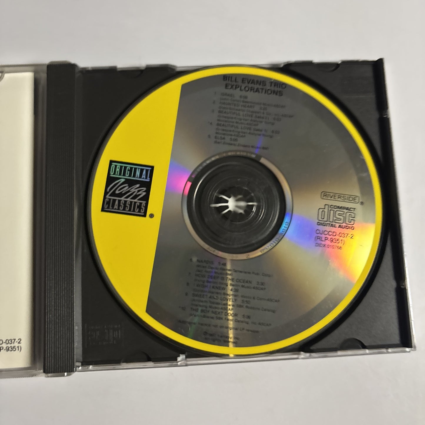 Bill Evans Trio – Explorations (CD, 1987) OJCCD-037-2