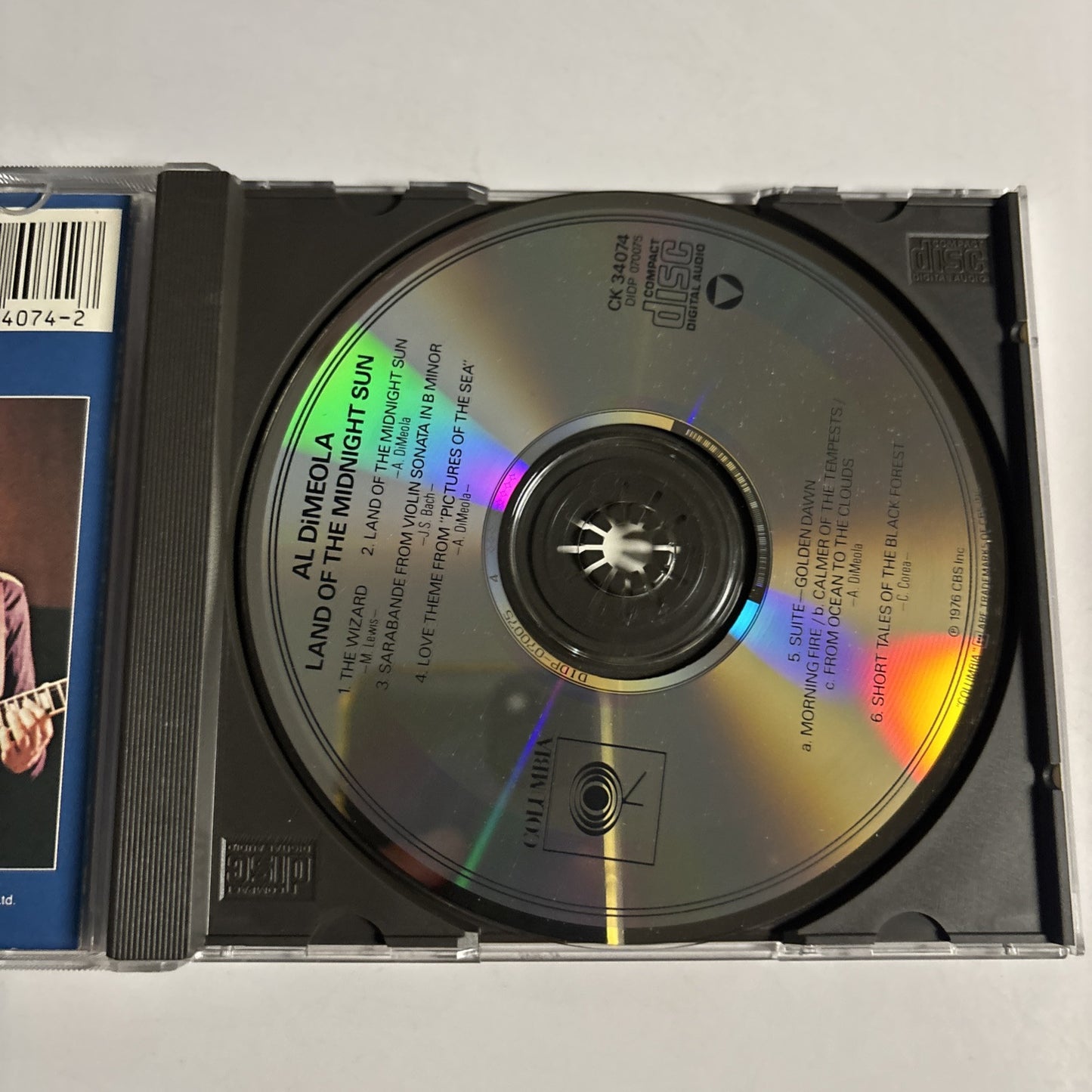 Al Di Meola – Land Of The Midnight Sun (CD, 1976) CK 34074