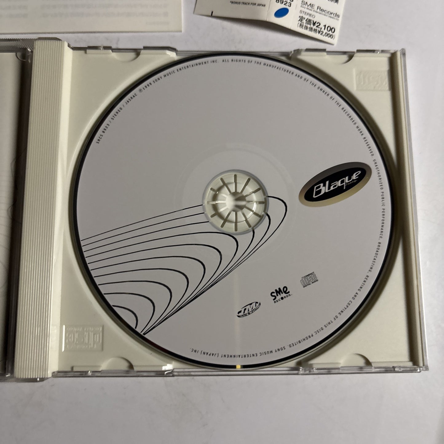 Blaque Ivory – Blaque Ivory (CD, 1999) srcs-8923 Japan Bonus Track, Obi