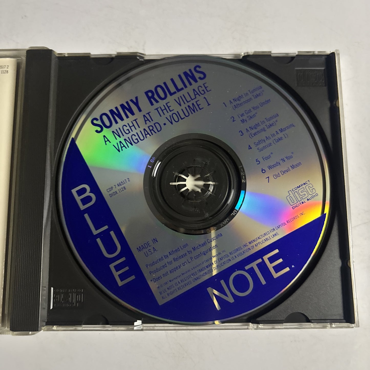 Sonny Rollins – A Night At The "Village Vanguard" Volume 1 (CD, 1957)