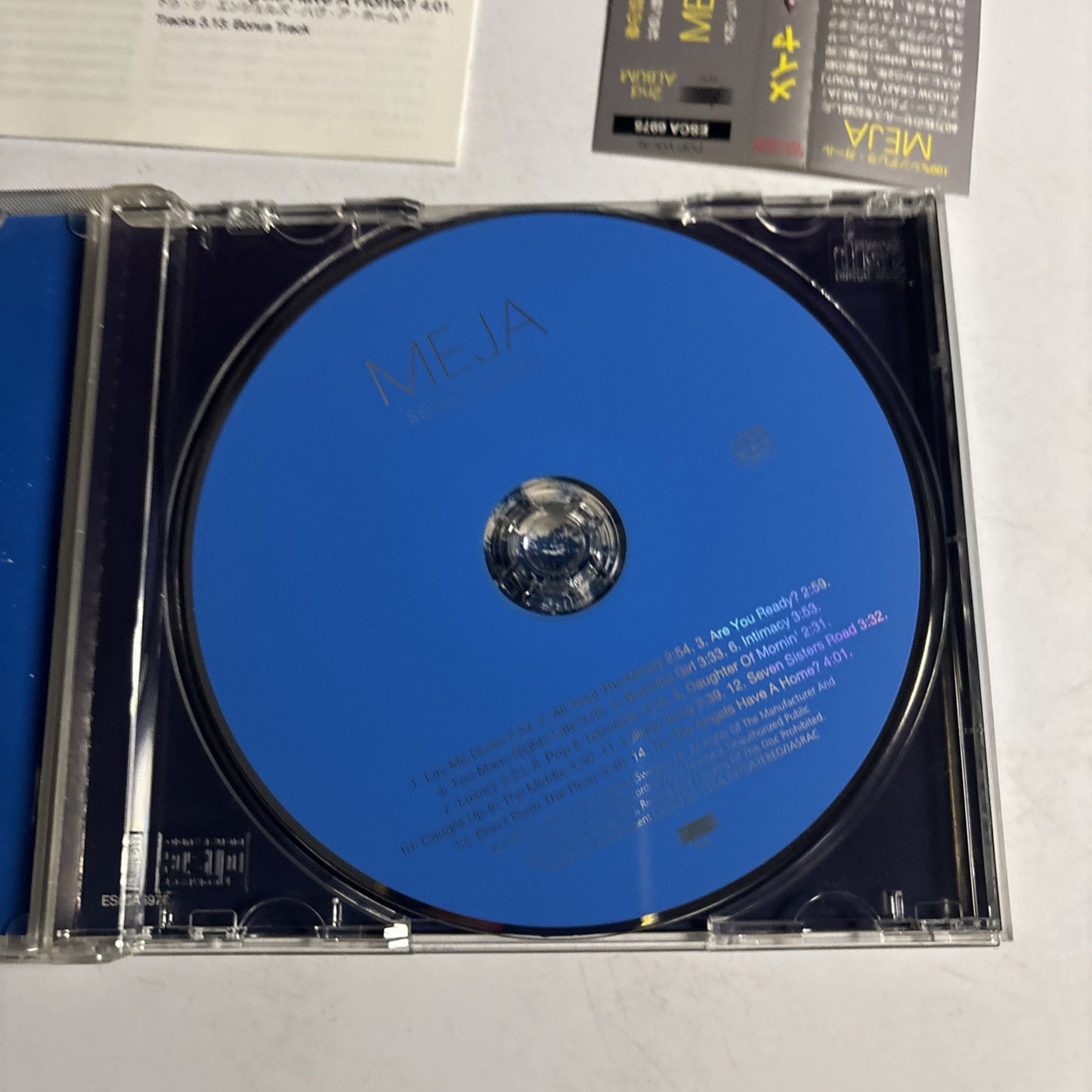 Meja – Seven Sisters (CD, 1998) esca-6975 Japan Bonus Track, Obi