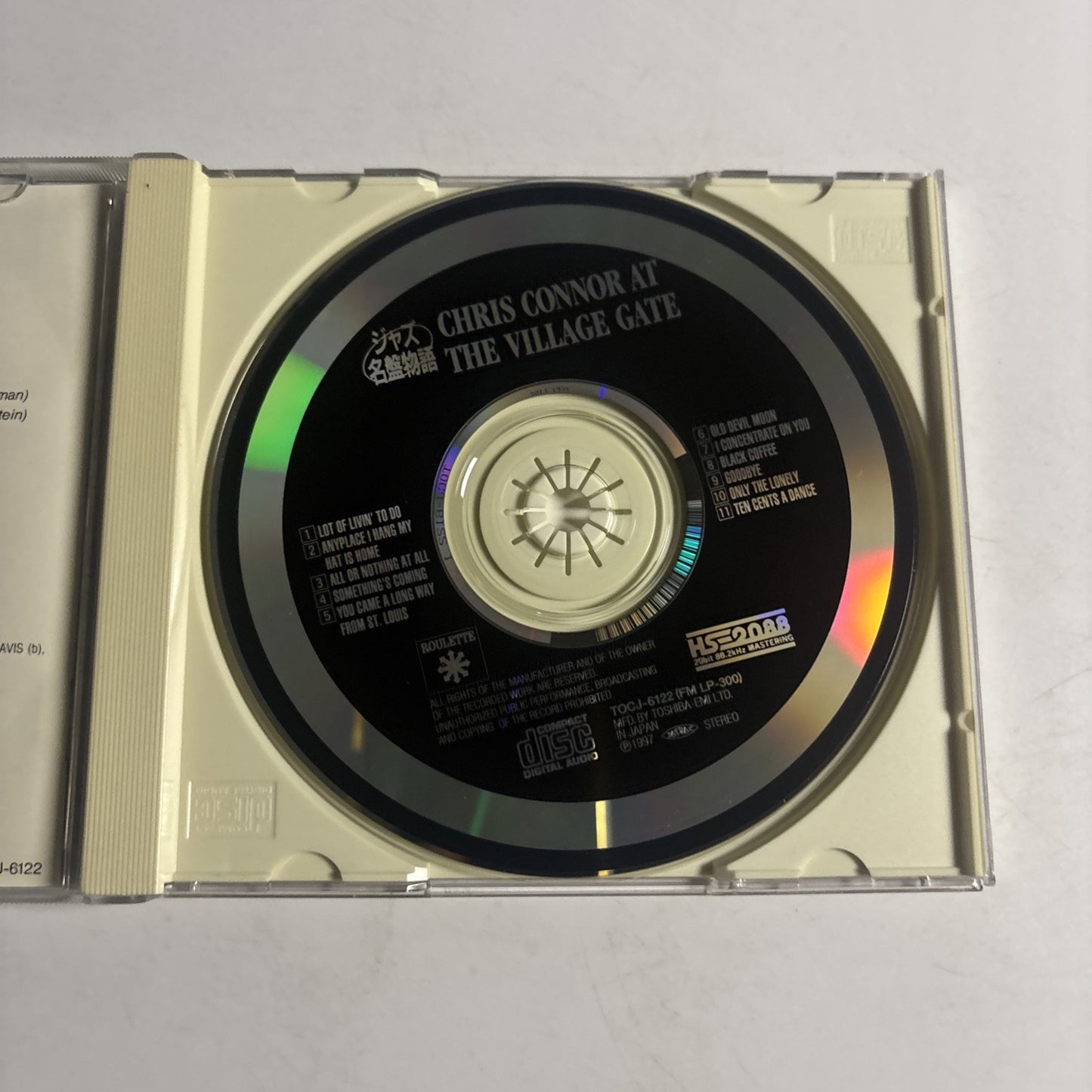 Chris Connor – At The Village Gate Early Show/Late Show CD 1997 tocj-6122 Japan