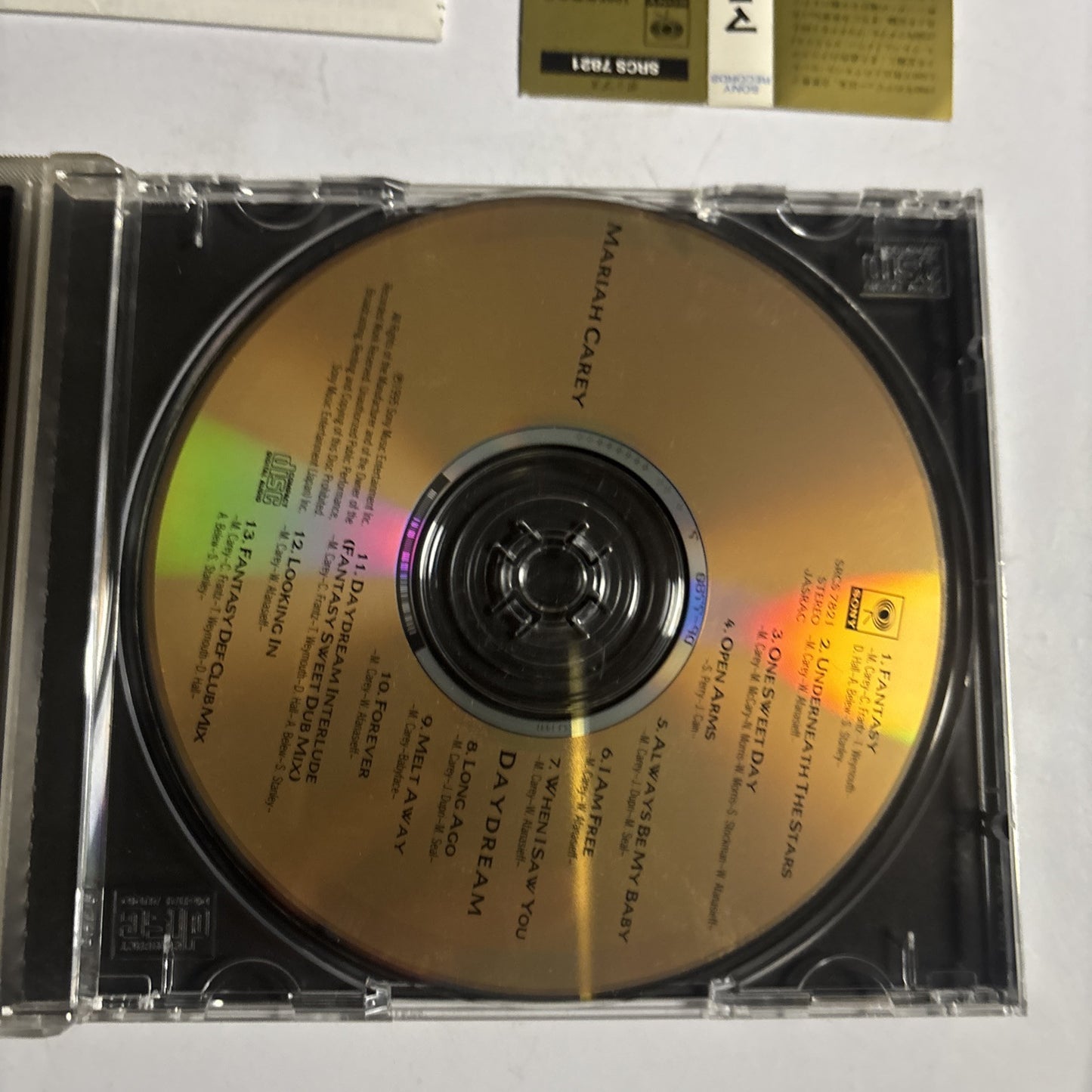 Mariah Carey – Daydream (CD, 1995) srcs-7821 Japan obi