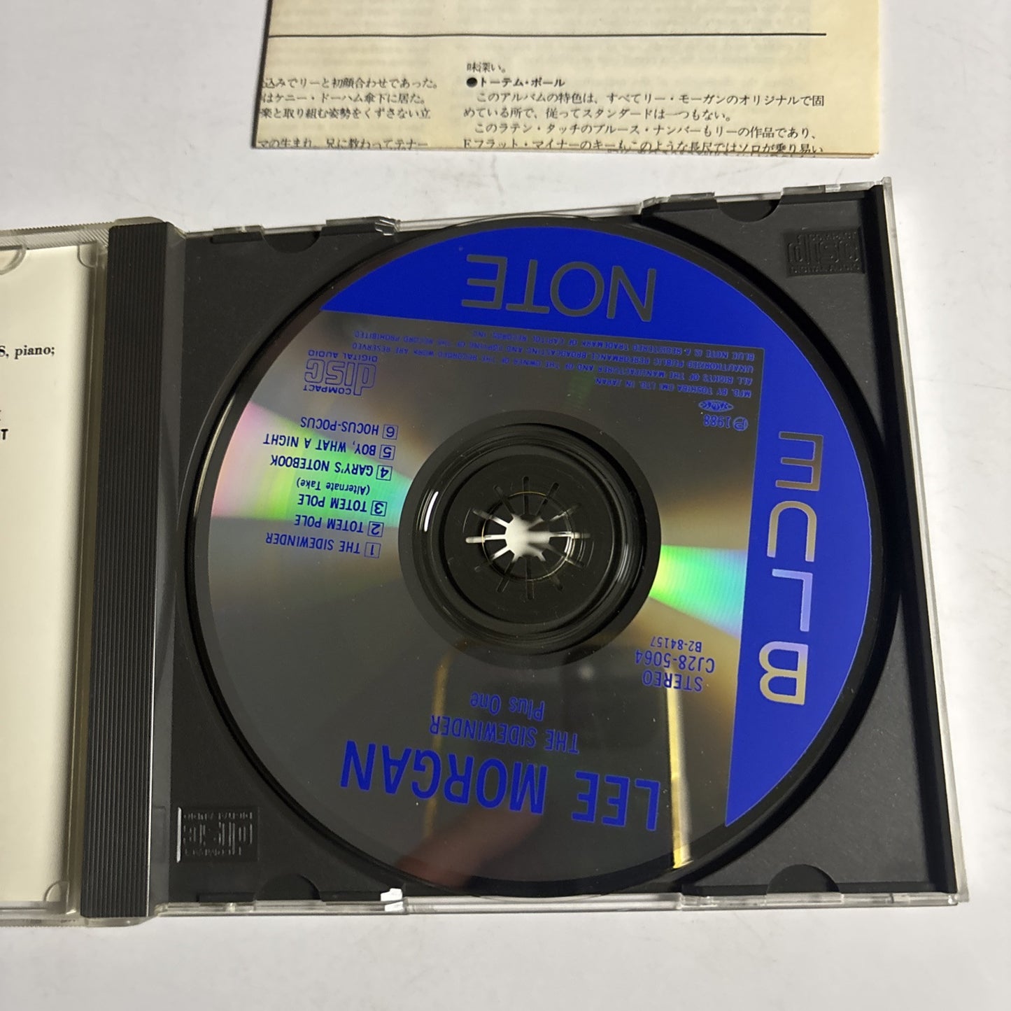 Lee Morgan – The Sidewinder (CD, 1988) cj28-5064 Japan