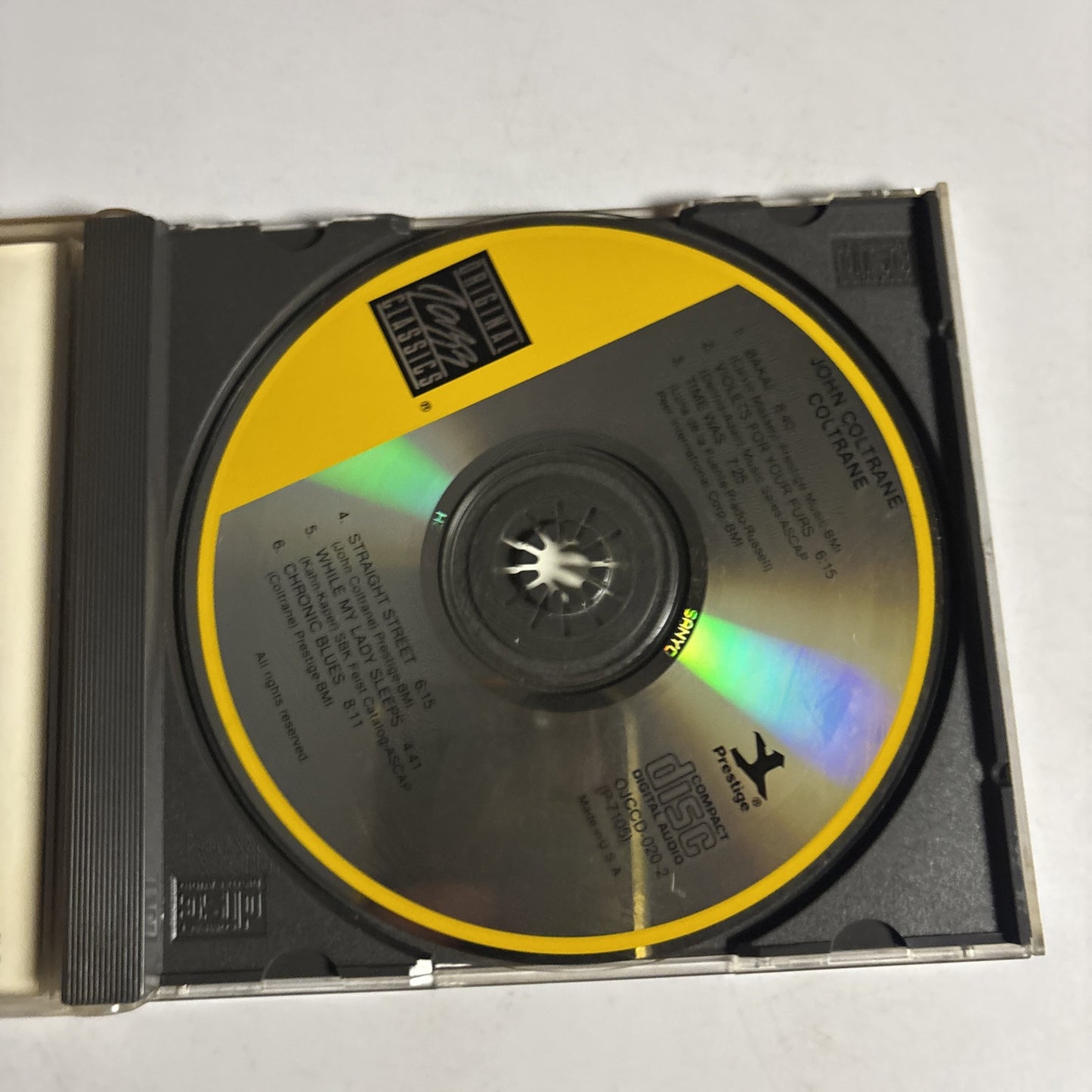 John Coltrane – Coltrane (CD, 1987) OJCCD-020-2