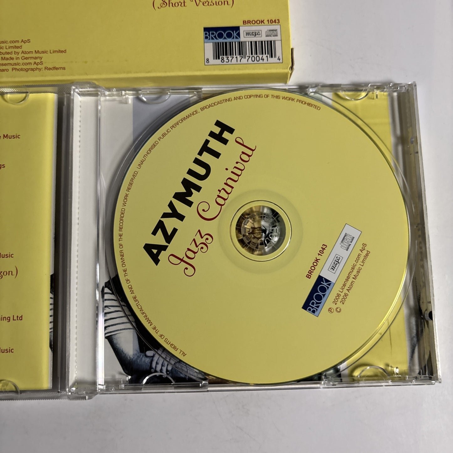 Azymuth – Jazz Carnival (CD, 2006) BROOK 1043