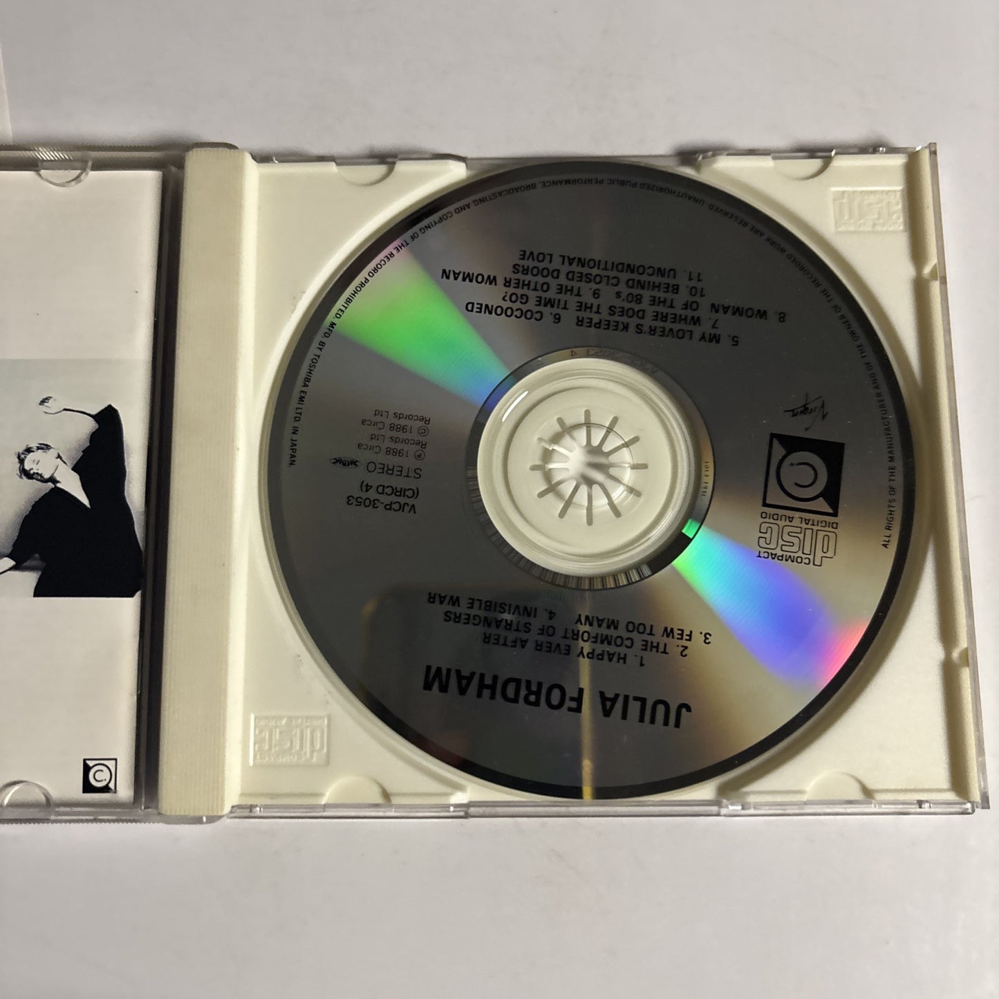 Julia Fordham – Julia Fordham (CD, 1995) vjcp-3053 Japan obi