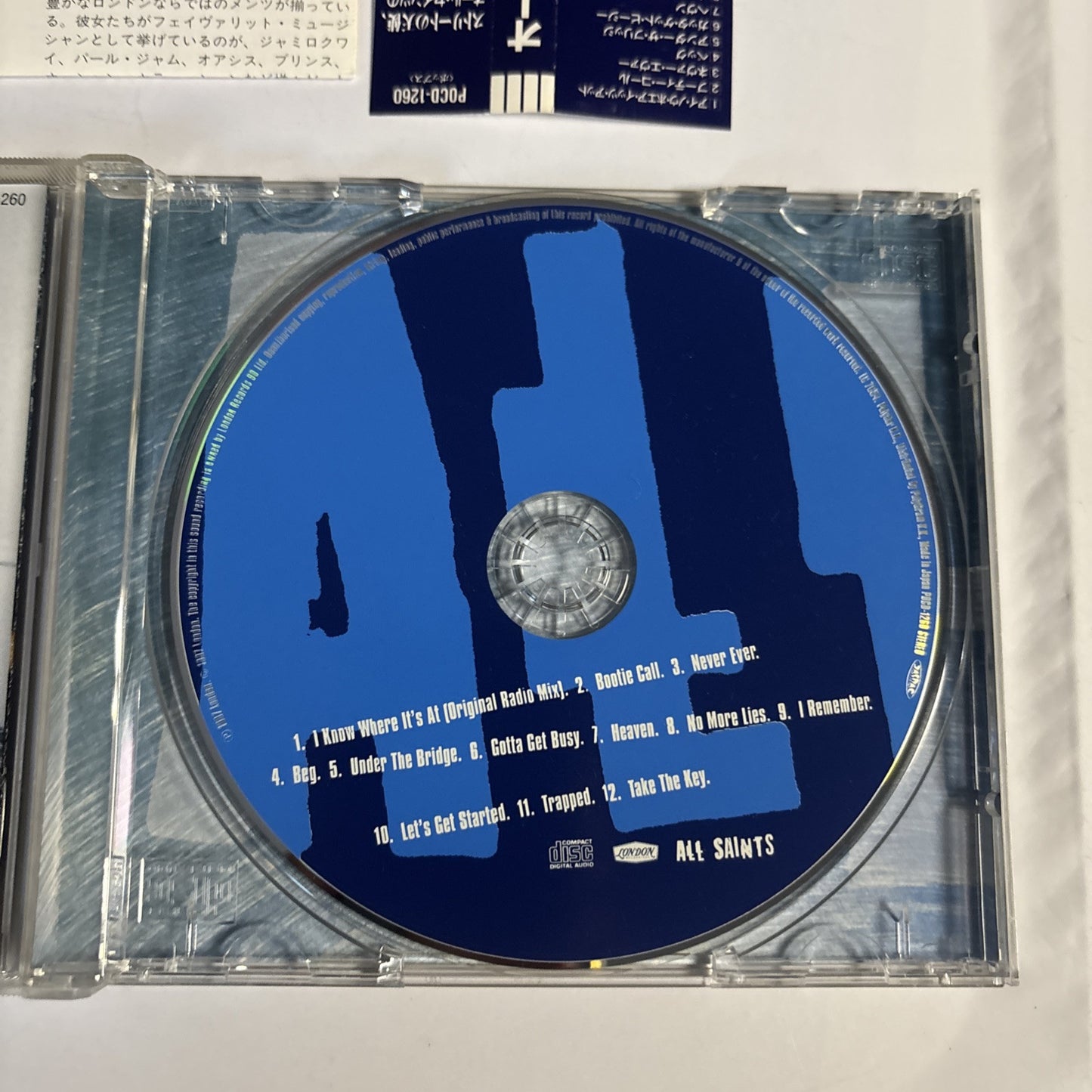 All Saints – All Saints (CD, 1997) pocd-1260 Japan obi