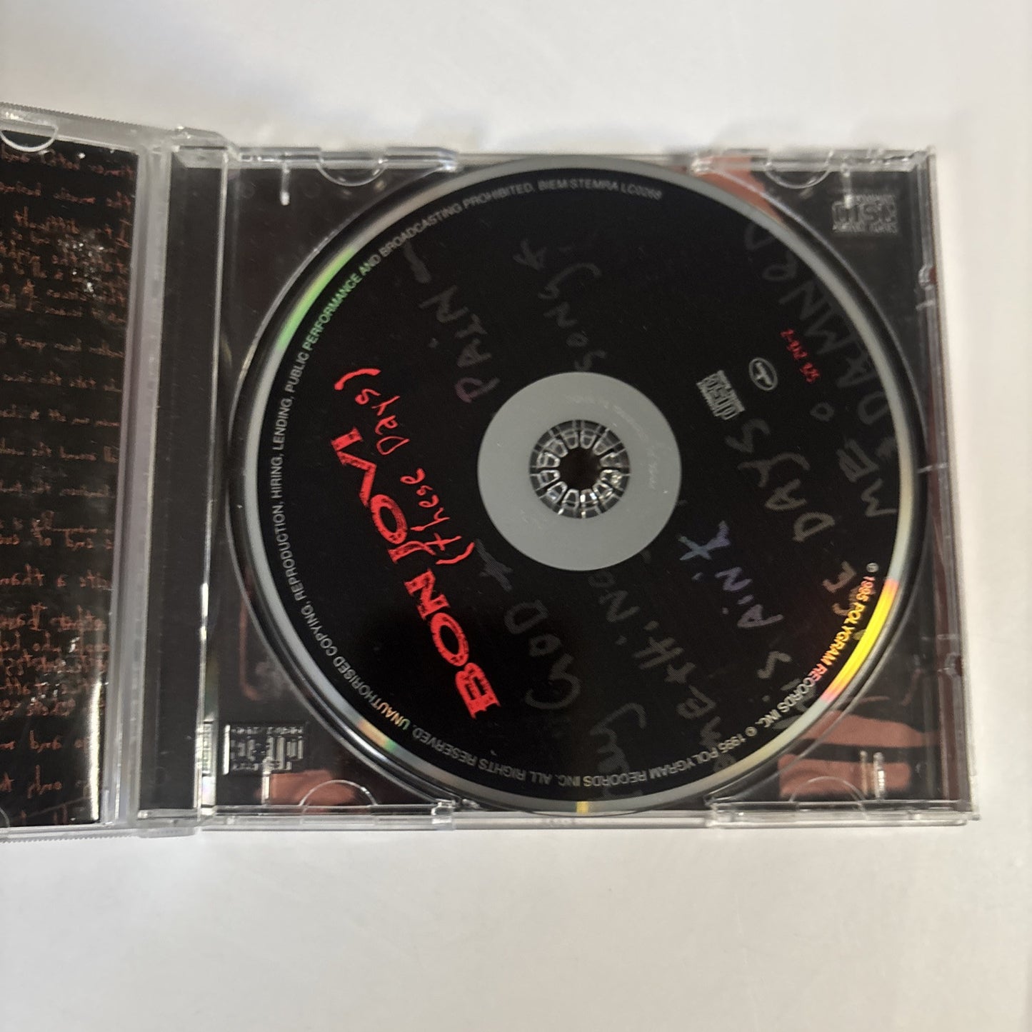 Bon Jovi – These Days (CD, 1995) 528 248-2